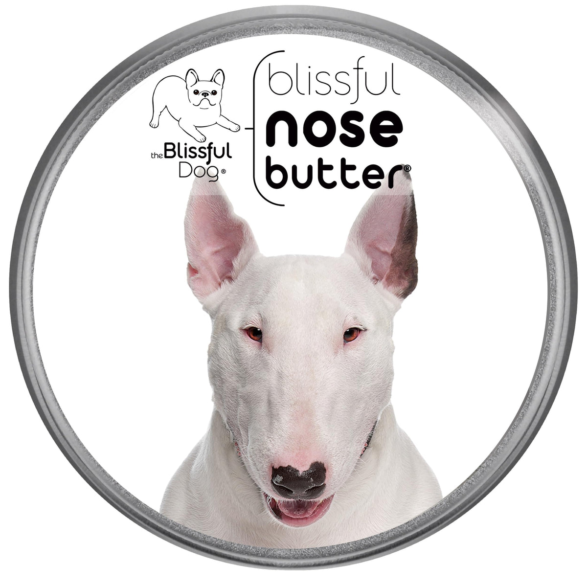 The Blissful Dog Bull Terrier Unscented Nose Butter, 4 Oz