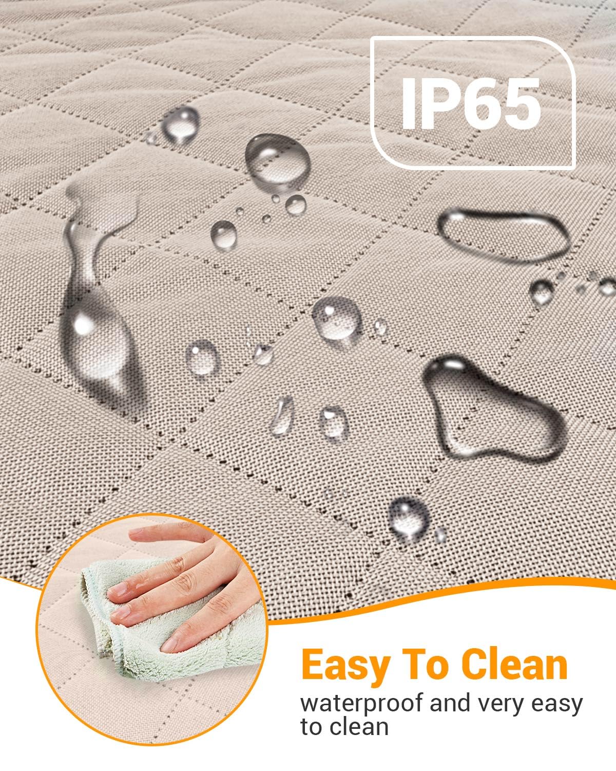 Dog Car Seat Cover, 600D Heavy Durable Dog Seat Cover For Back Seat, 100% Waterproof Scratch Proof Nonslip Dog Hammock For Car With Side Flap, Pet Back Seat Covers For Cars With Seatbelt Khaki