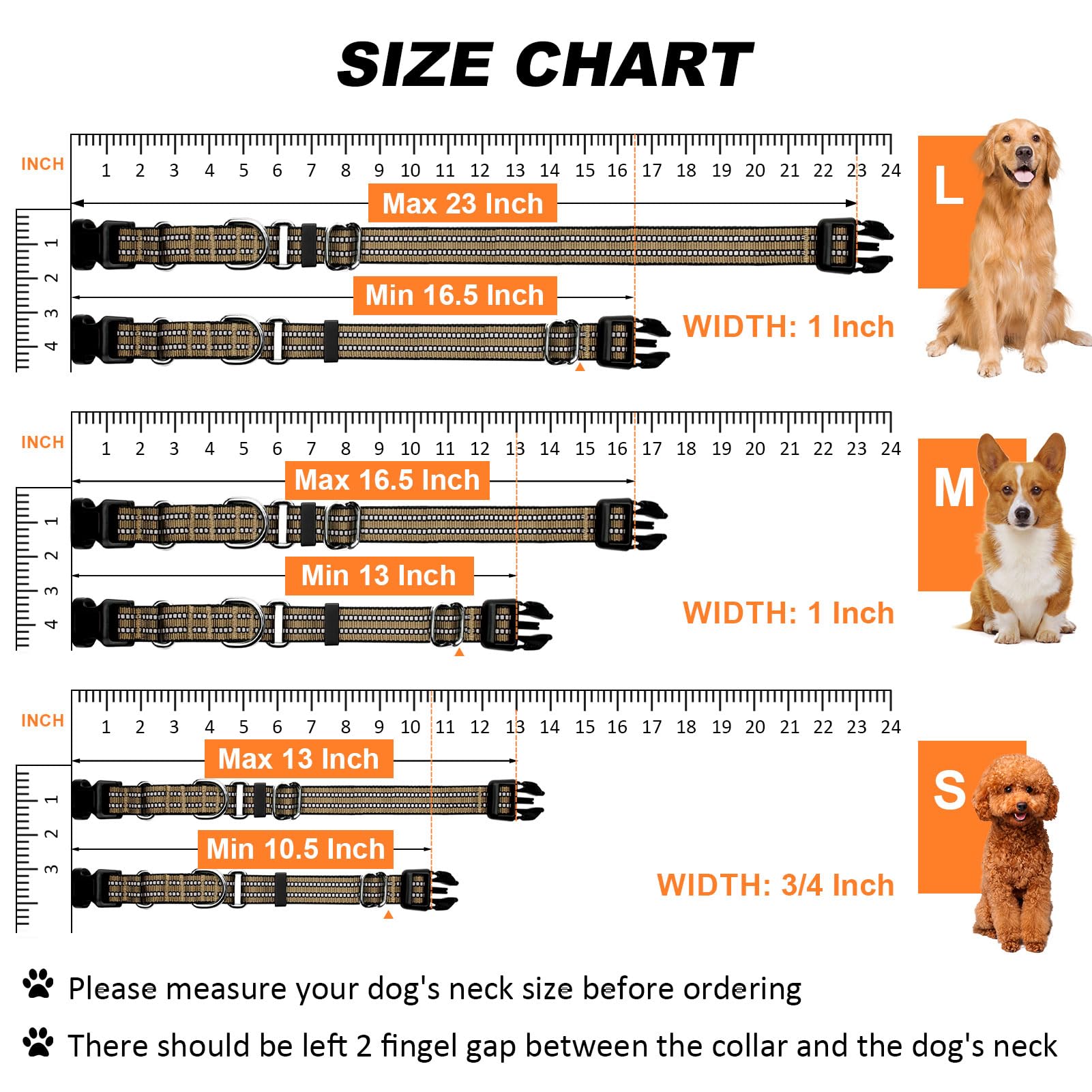 Joyeeiioo Martingale Dog Collar, Adjustable Nylon Reflective Collar With Buckle. No Pull-For Small, Medium, Large Dogs. Prevents Slipping Out-Helps With Strong Pullers-Increase Control (Green L)