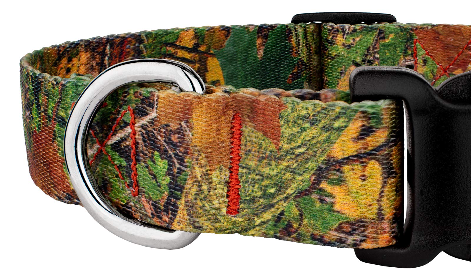 Country Brook Petz - Deluxe Southern Forest Camo Dog Collar - Made In The U.S.A. - Camouflage Collection With 16 Rugged Designs