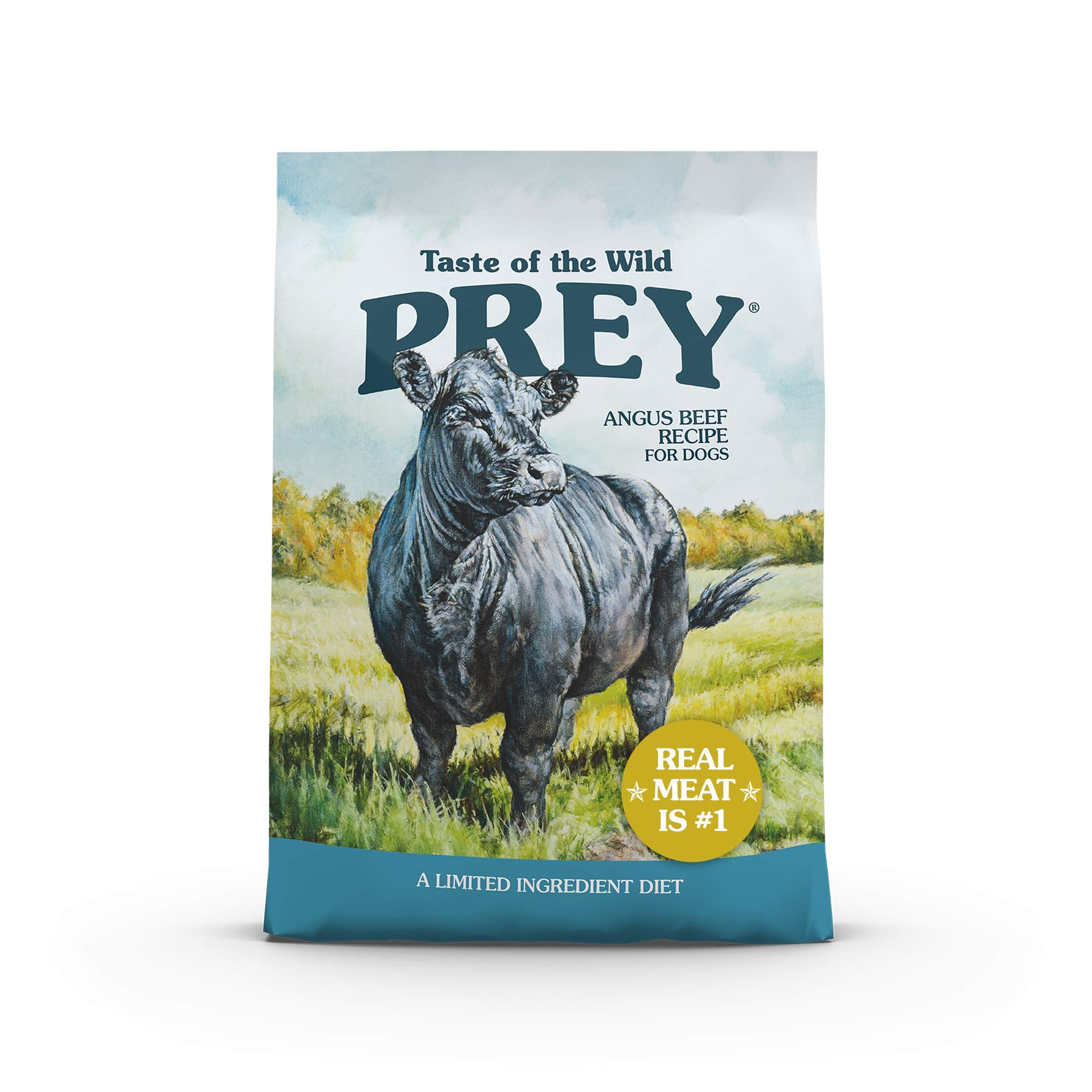 Taste of the Wild PREY  Real Meat High Protein Limited Ingredient Dry Dog Food Grain-Free Recipe Made with Premium Real Ingredie