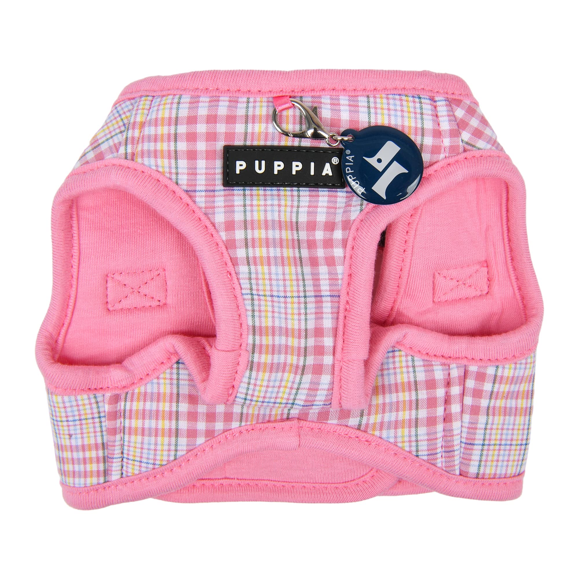 Puppia Luke Step-In Vest Dog Harness No Choke No Pull Walking Training For Small And Medium Dog - Pink - L