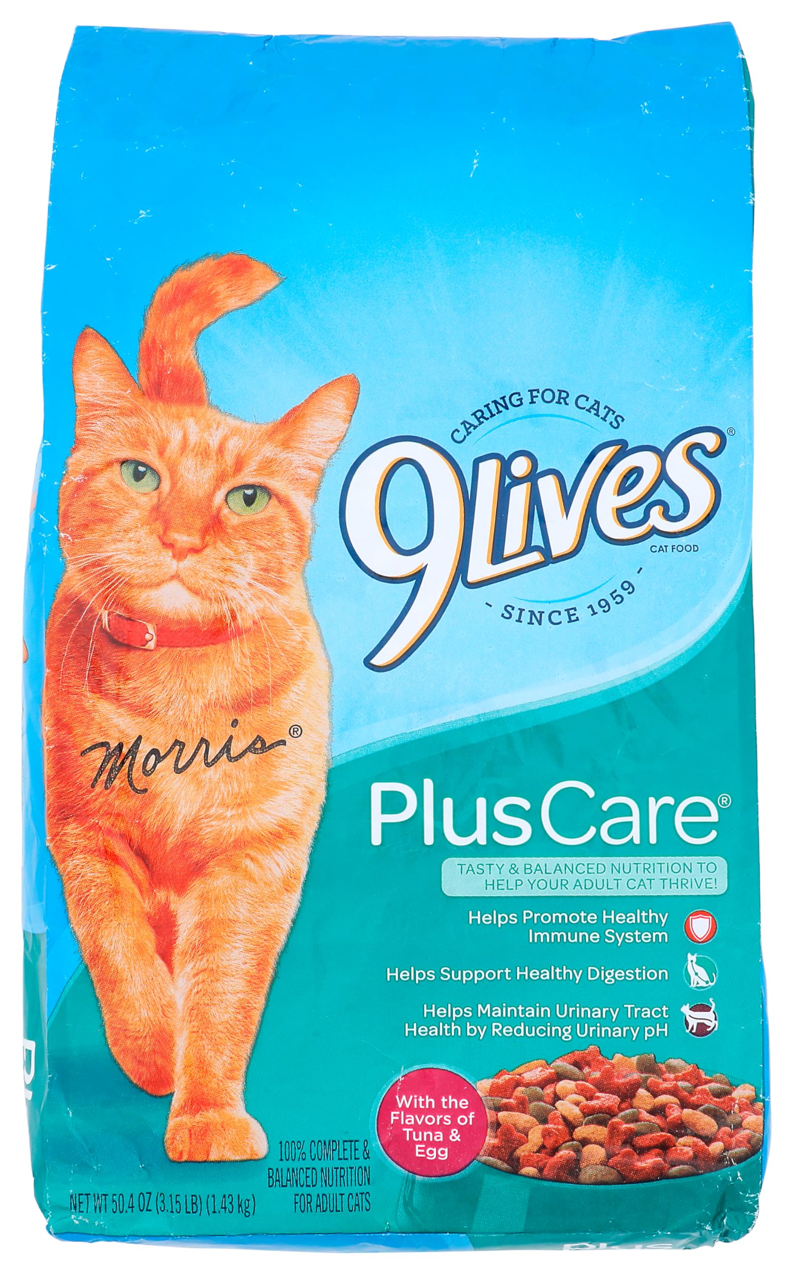9Lives Plus Care - Tuna & Egg - 3.5 Lb