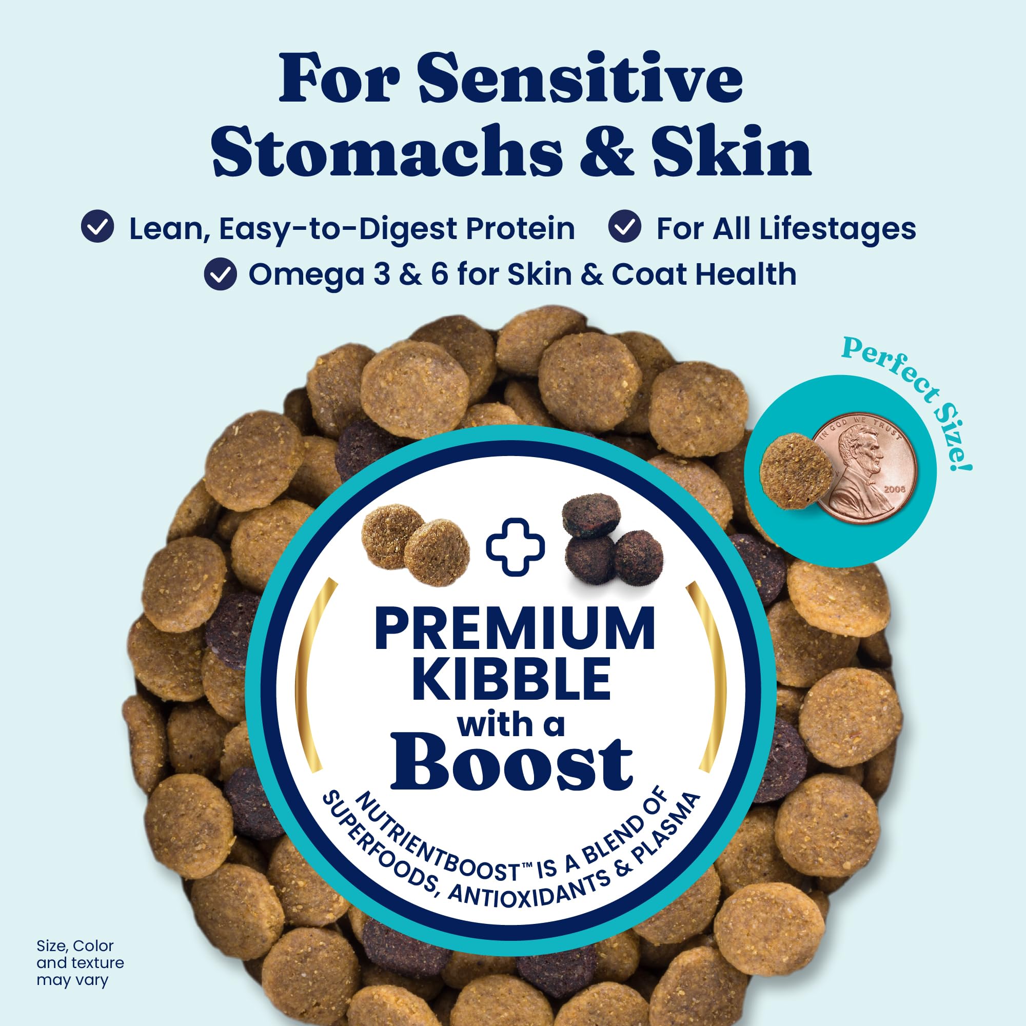 Solid Gold Salmon Dog Food for Sensitive Stomachs - Grain Free & Gluten Free Kibble w/Probiotics to Support Gut Health & Digesti