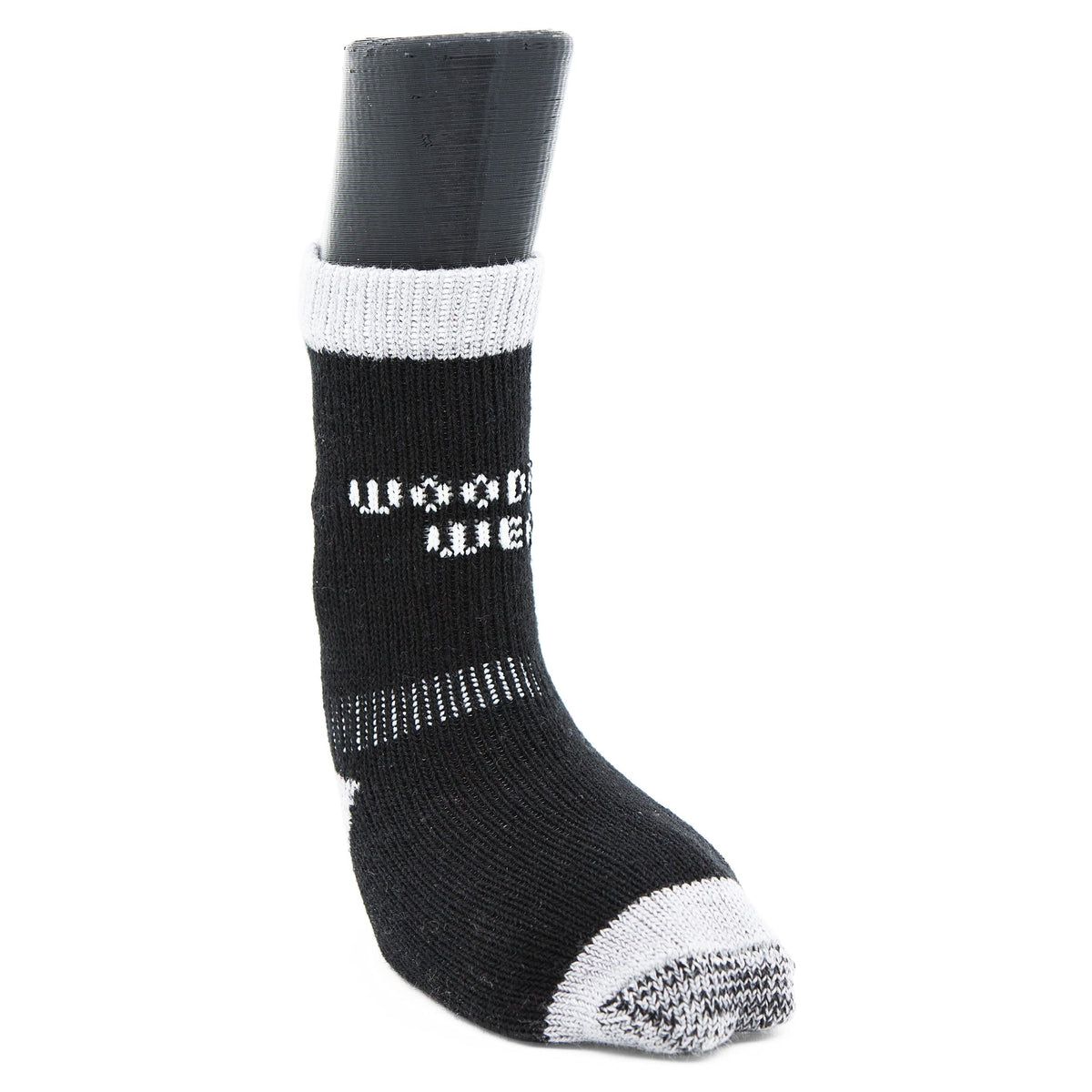 Woodrow Wear, Power Paws Greyhound Edition Advanced Dog Socks, Black Grey, Xl, Fits 95-120 Pounds