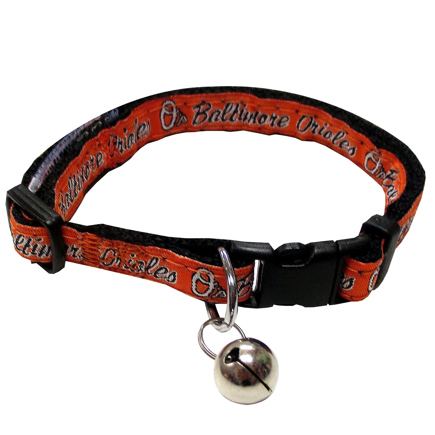 Mlb Cat Collar Baltimore Orioles Satin Cat Collar Baseball Team Collar For Dogs & Cats. A Shiny & Colorful Cat Collar With Ringi