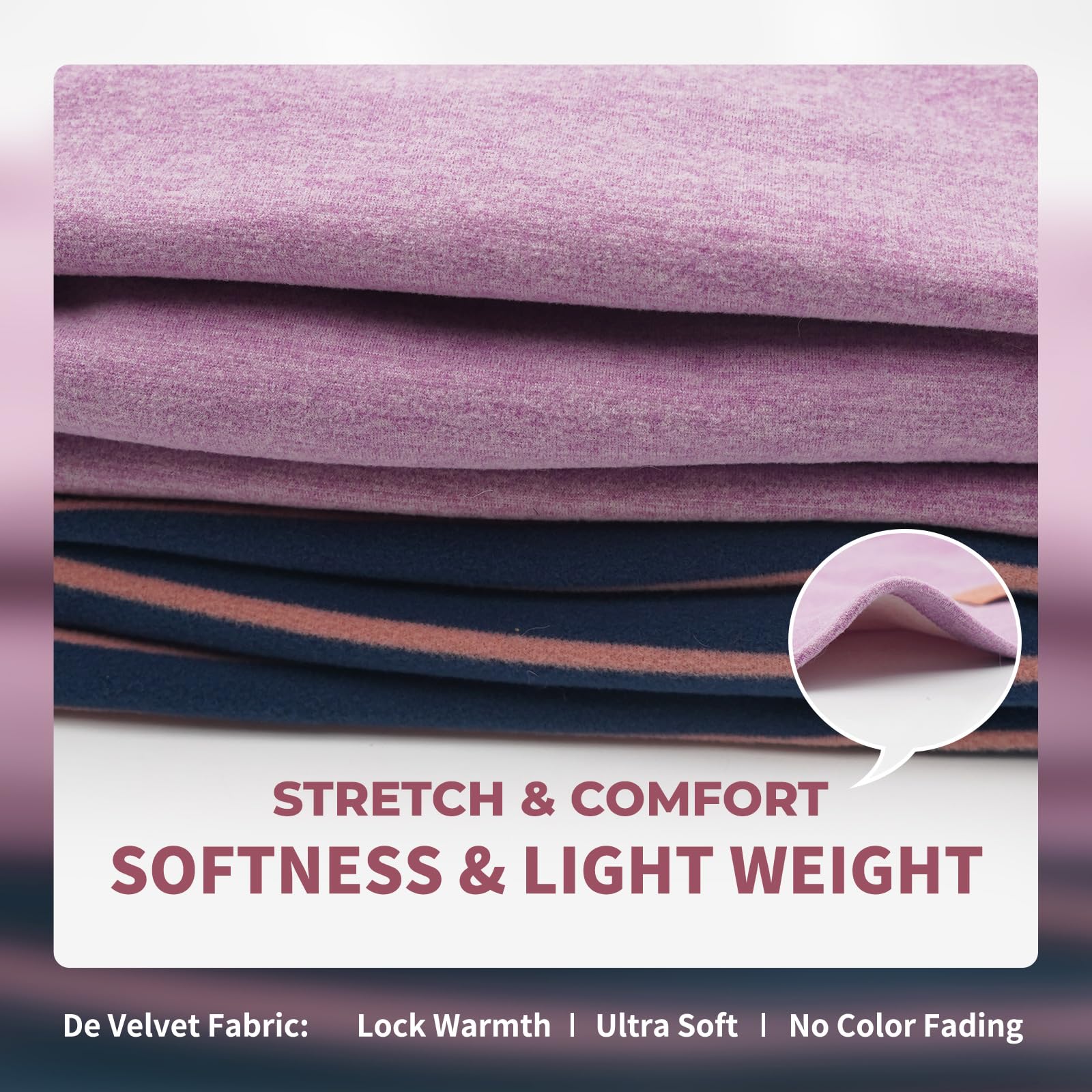 Kyeese 2Pack Dog Coat Turtleneck Stretchy Dog Sweater Super Soft Dog Cold Weather Coat For Medium Dogs In Sleeveless Design, Purple,2Xl