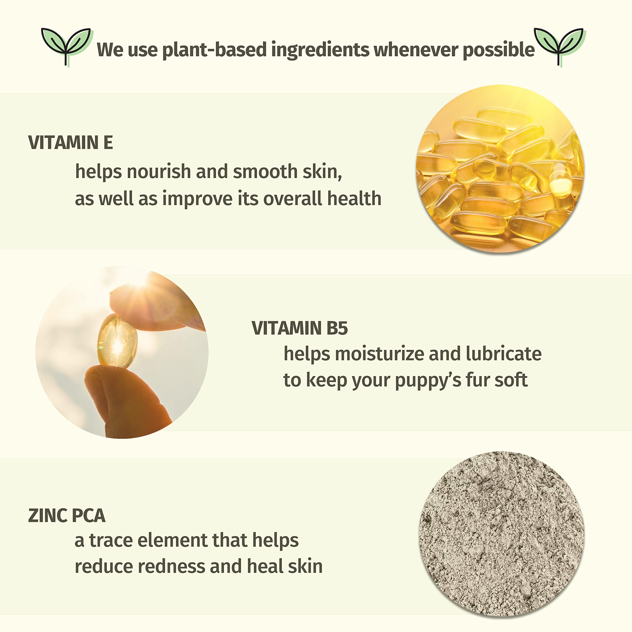 Hempz Petz Dog Shampoo, Creamy Citrus Orange & Red Raspberry Herbal Deodorizing Cleanser, 17 Oz.