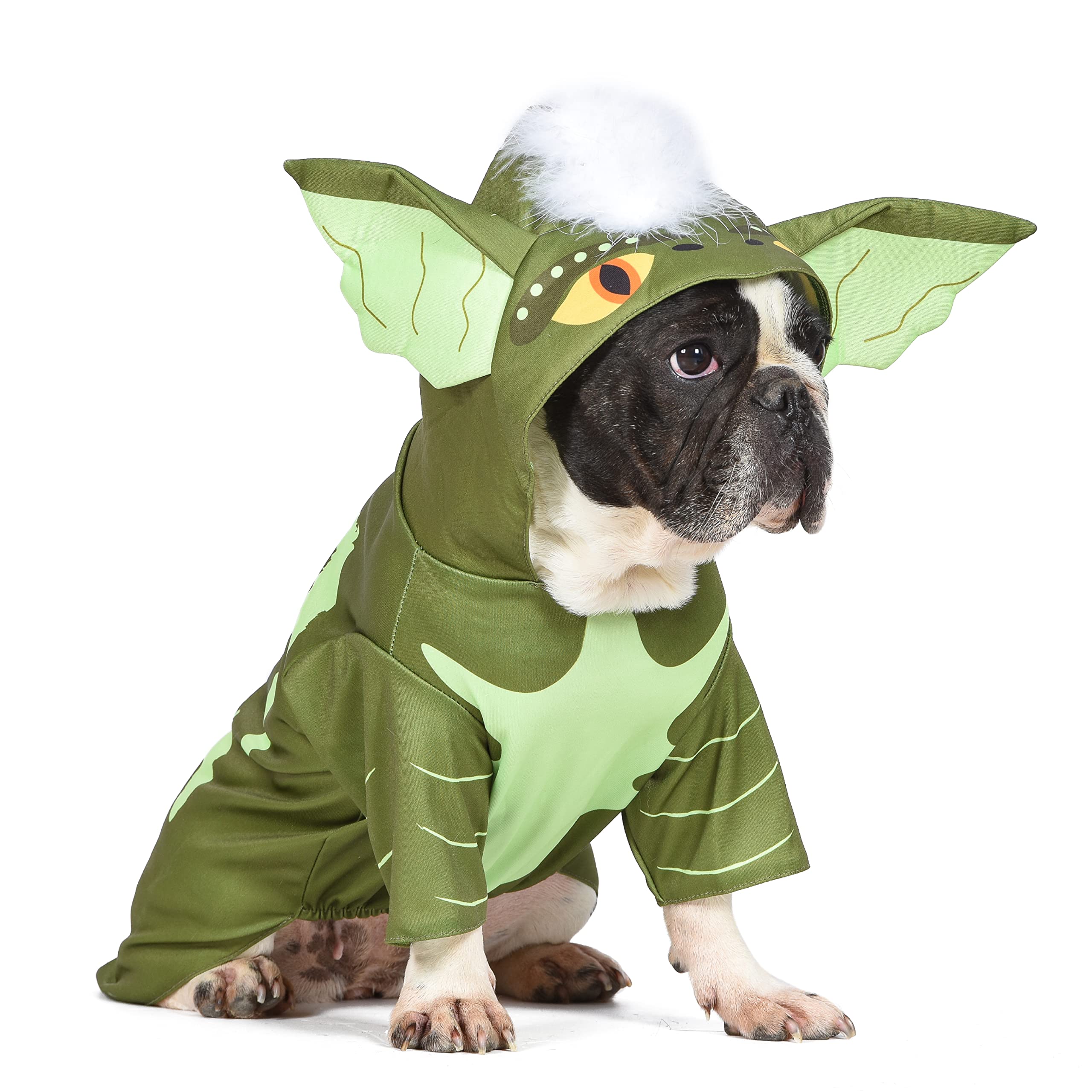 Warner Bros Horror Wb: Gremlins Halloween Costume For Dogs With Hood – Size Large | Cute Pet Costumes, Scary Costumes For Dogs| Officially Licensed Gremlins Pet Products, Green (Ff23213)