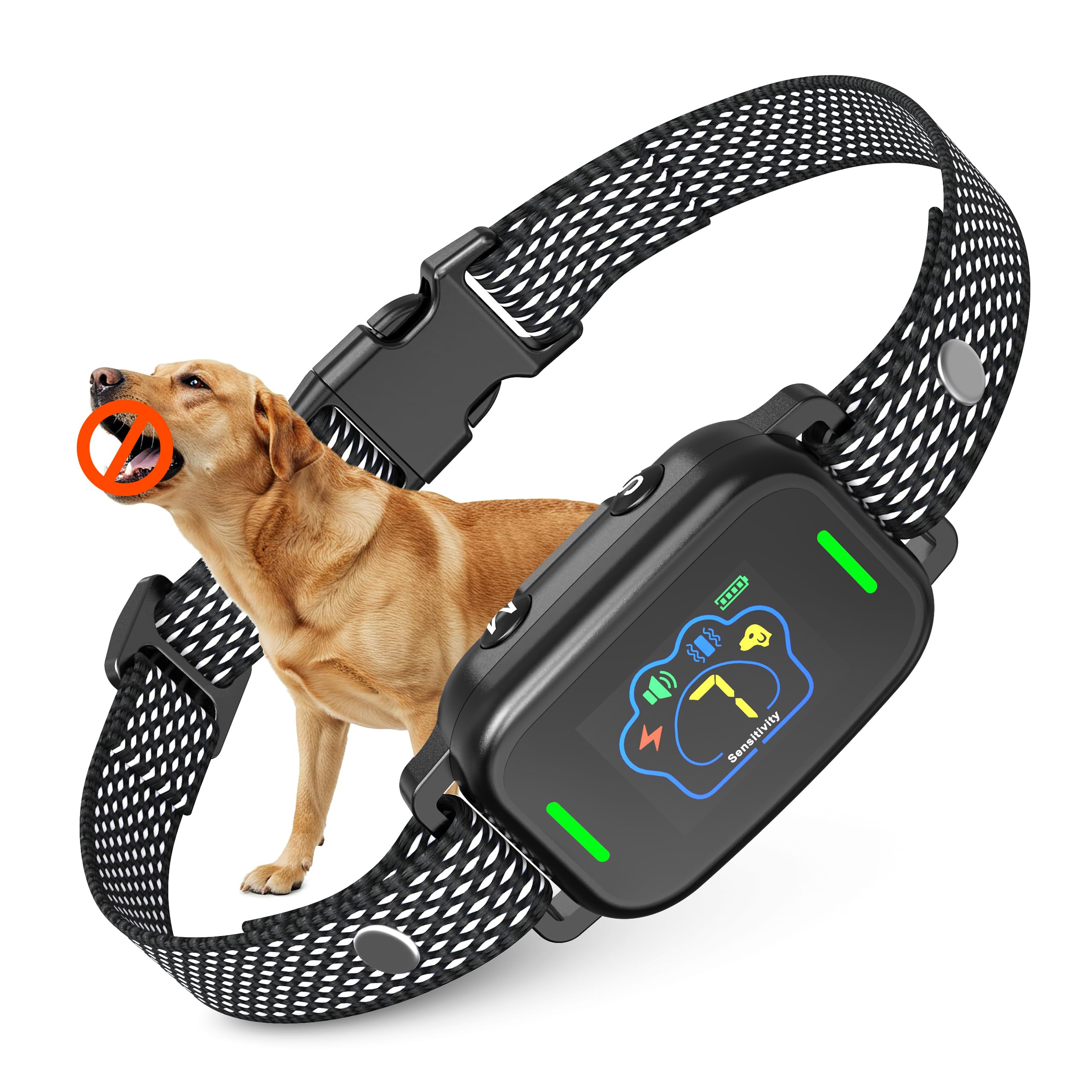 Smart Ai Bark Collar For Large Medium Small Dogs, Rechargeable Dog Barking Collar With Exclusive Safety Lock, Anti Bark Collar F