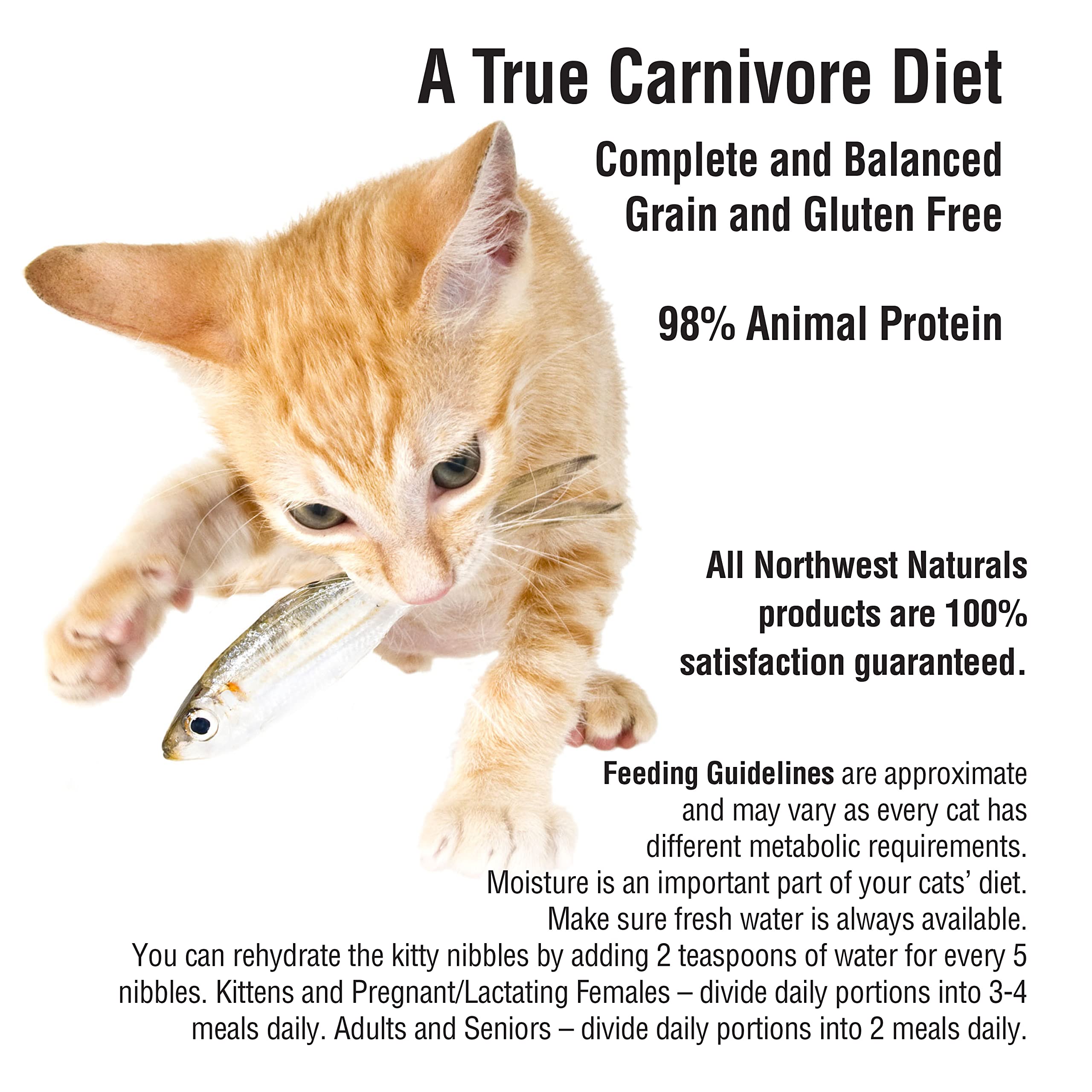 Northwest Naturals Freeze Dried Whitefish Cat Food - Grain-Free, Gluten-Free, 11 Oz. Cat Training Treats