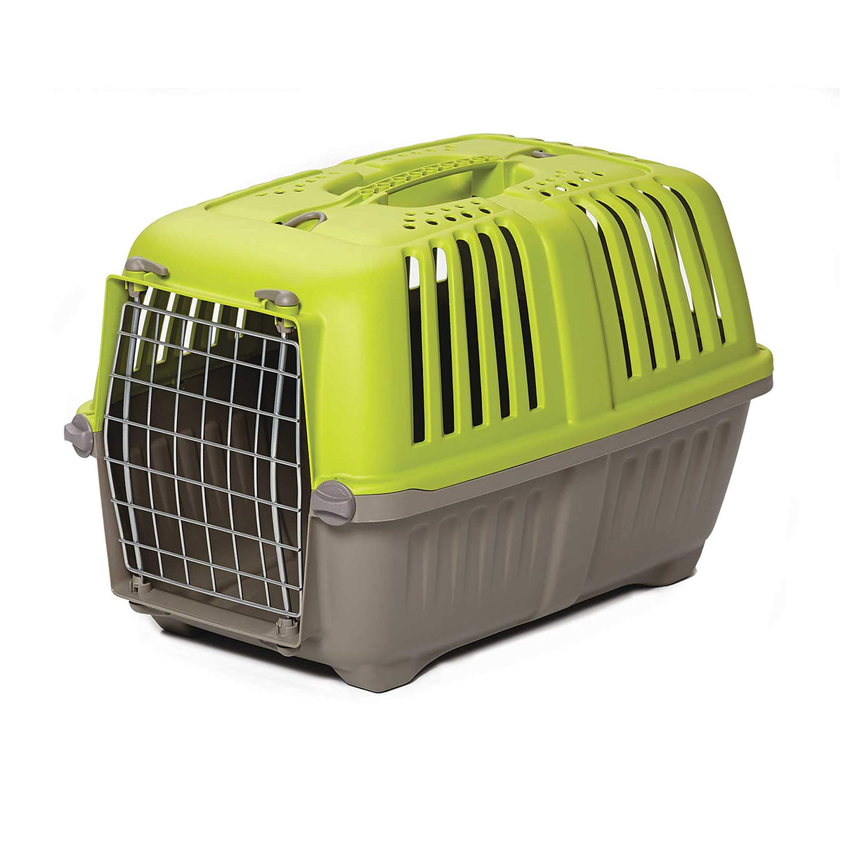 Midwest Homes For Pets Pet Carrier: Hard-Sided Dog Carrier, Cat Carrier, Small Animal Carrier In Green| Inside Dims 20.70L X 13.22W X 14.09H & Suitable For Tiny Dog Breeds