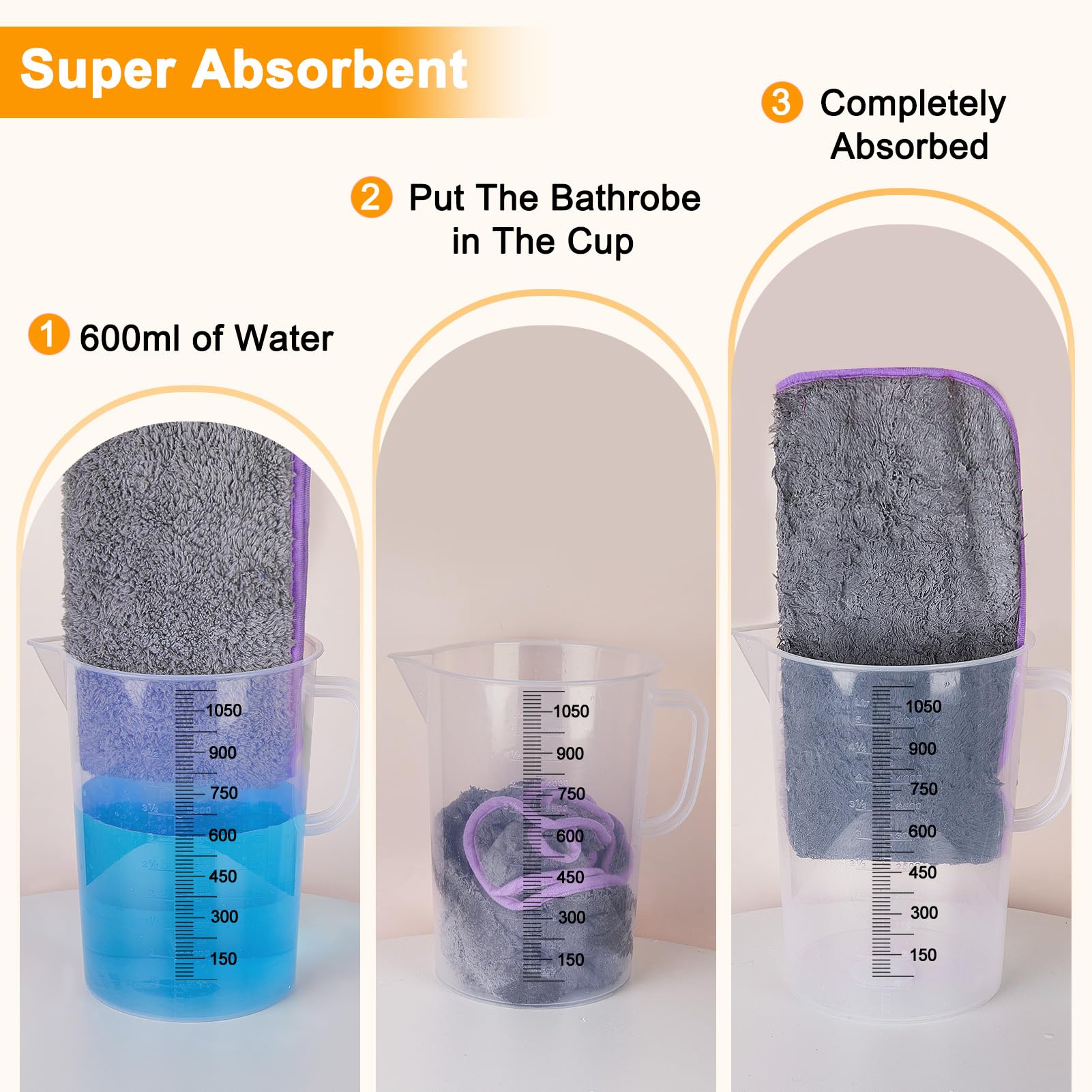 Super Absorbent Dog Towels For Driyng Dogs - Quick Dry Dog Bathrobe For Post-Bath Care - Soft Dog Towel, Adjustable For Warmth (