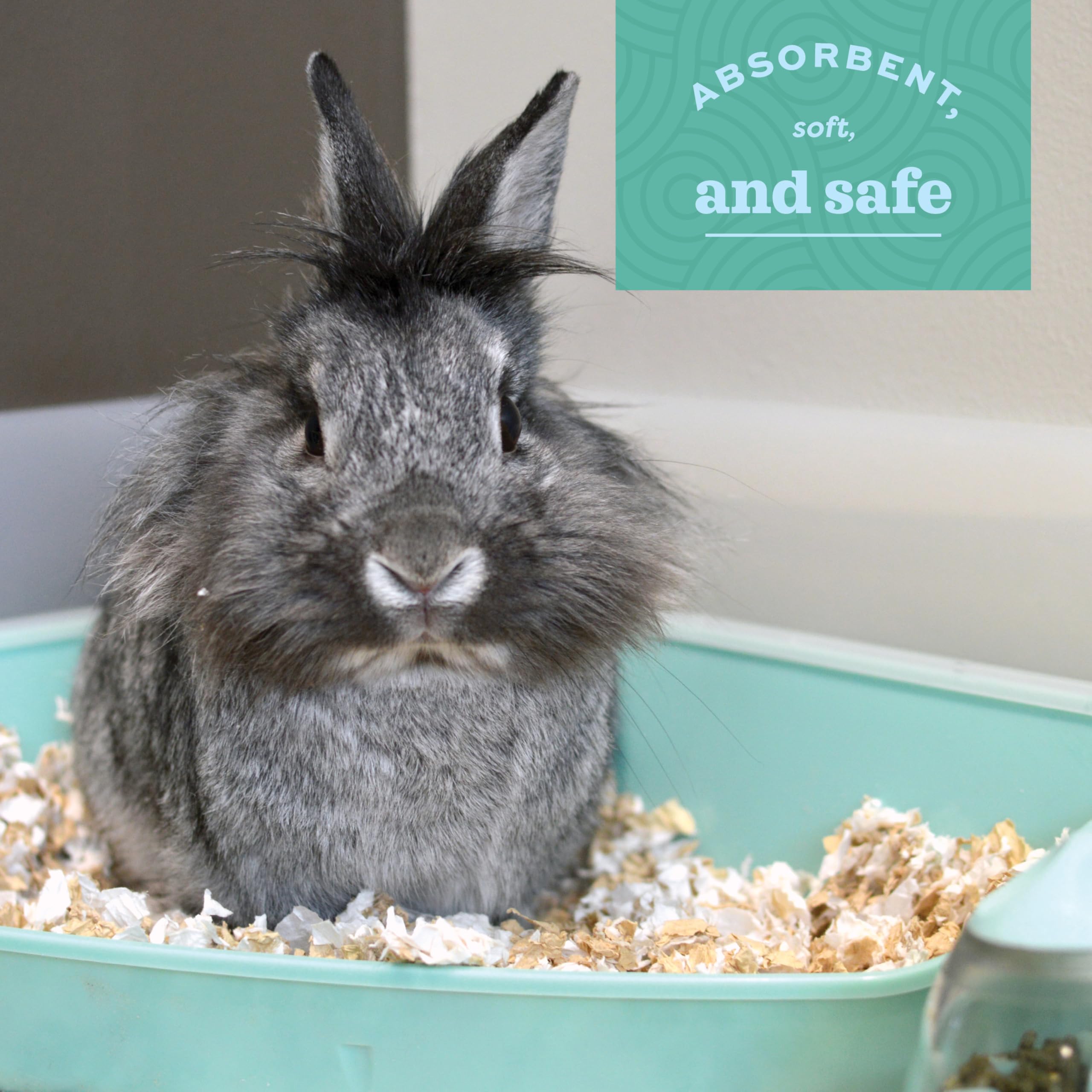 Oxbow Pure Comfort Small Animal Bedding - Odor & Moisture Absorbent, Dust-Free Bedding For Small Animals - Natural, 56 Liter Bag