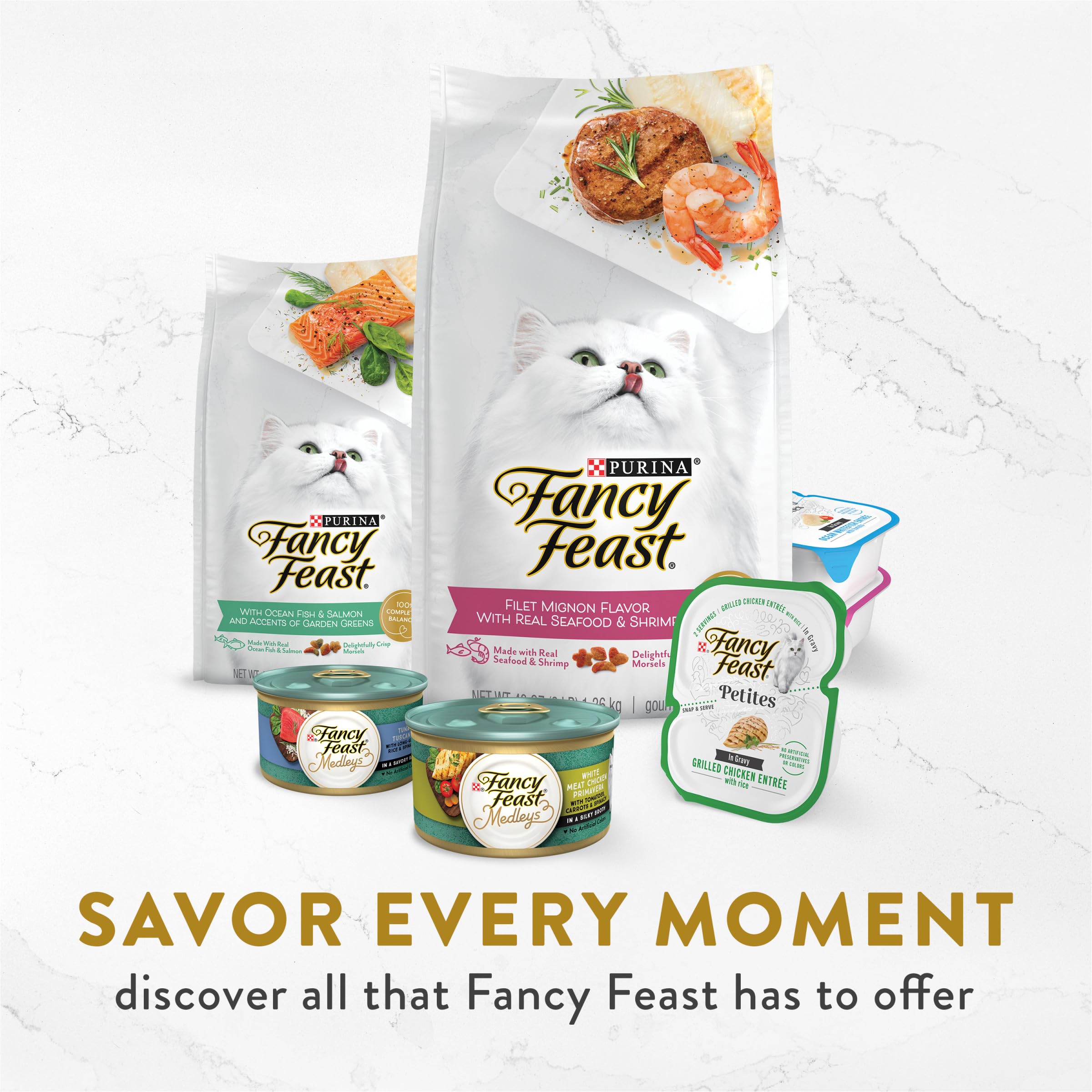 Purina Fancy Feast Lickable Wet Cat Food Broth Topper Complement, Classic With Wild Salmon and Vegetables - (Pack of 16) 1.4 oz.