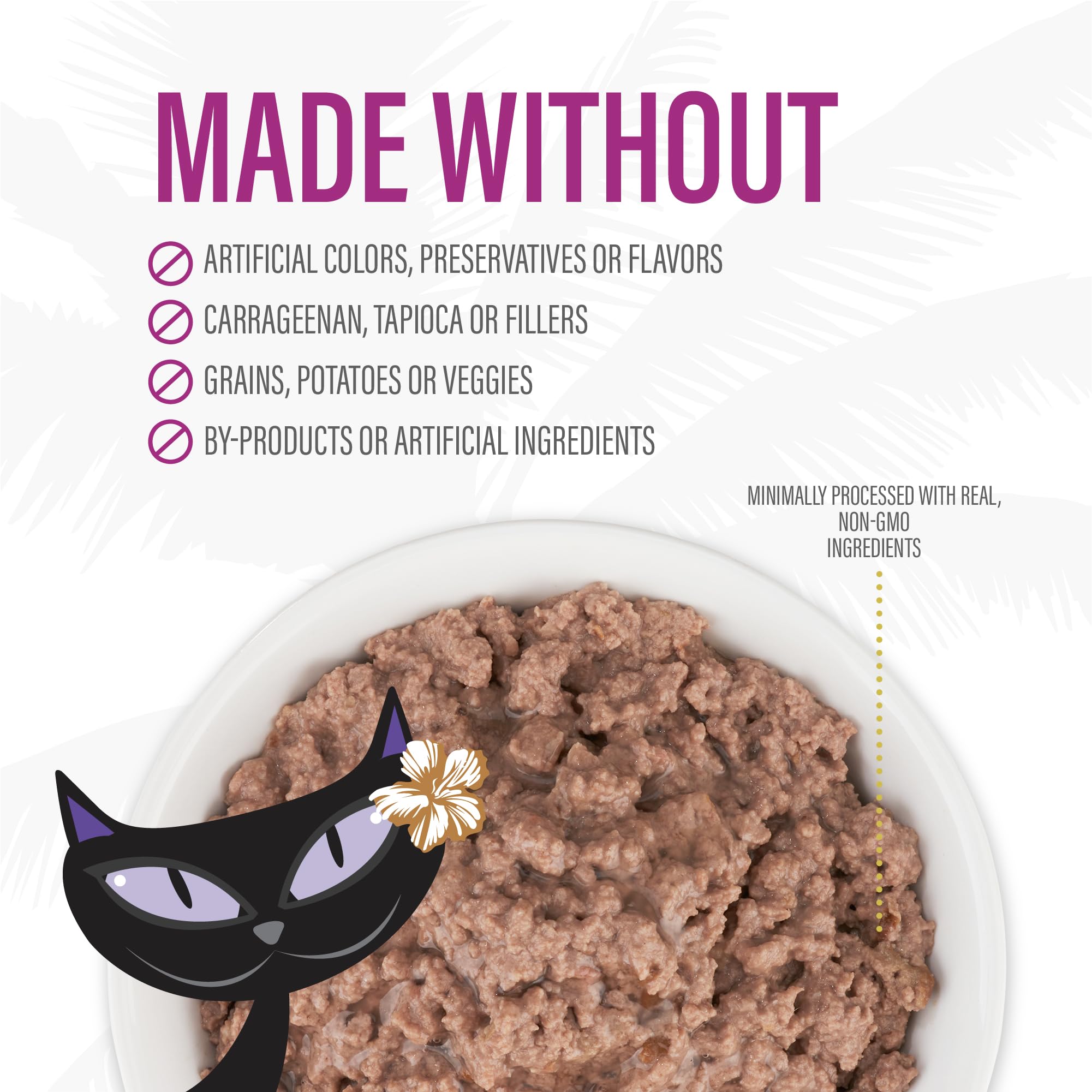Tiki Cat After Dark Pt  , Variety Pack, High-Protein and 100% Non-GMO Ingredients, Wet Cat Food for Adult Cats, 3 oz. Cans (Pack