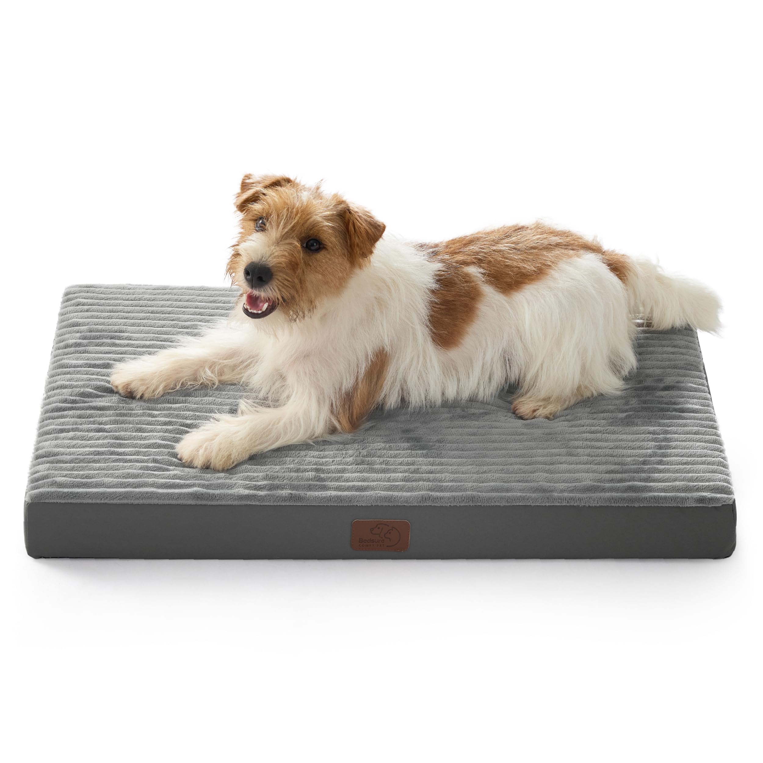 Bedsure Dog Bed Medium Size Dog - Orthopedic Pet Beds with Removable Machine Washable Cover, NOT Waterproof Egg Crate Foam Puppy