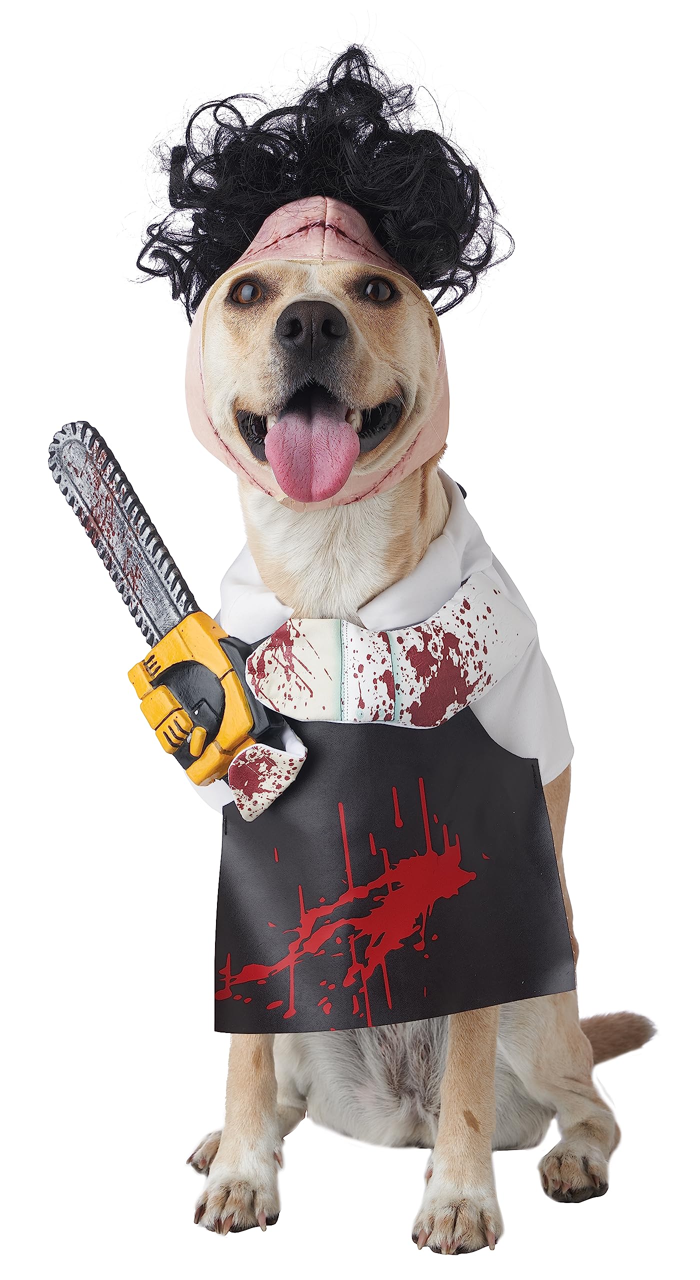 California Costumes Texas Chainsaw Mutt Pet Costume - L, Multi-colored, Polyester, Model 4223-111