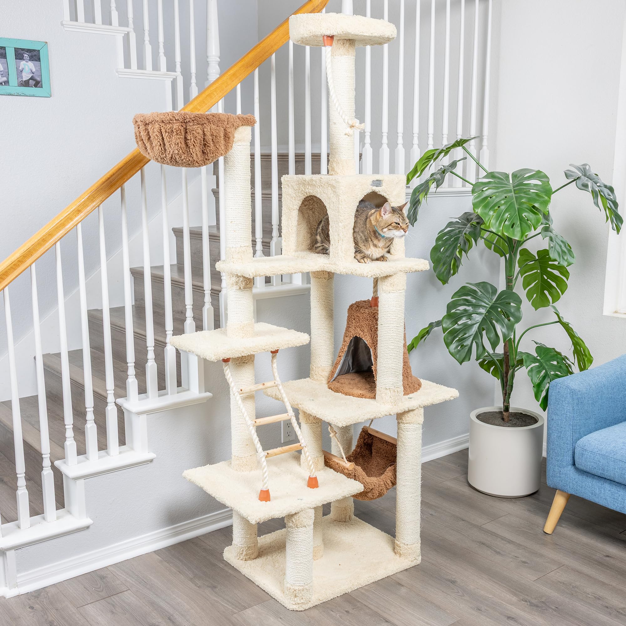 Armarkat Premium Cat Tree Model X7805, Goldenrod