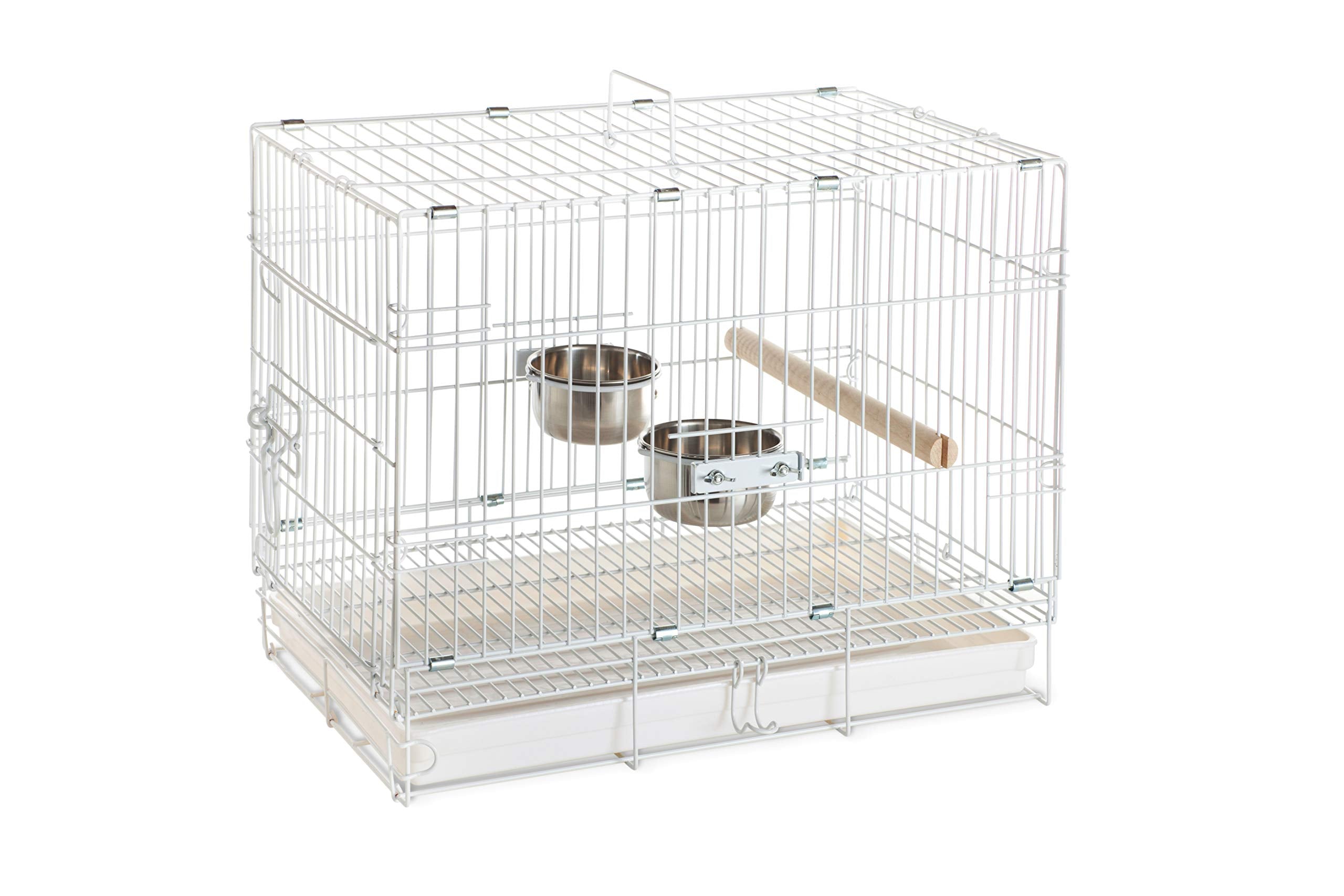 Prevue Pet Products Travel Bird Cage 1305 White, 20-Inch By 12-1/2-Inch By 15-1/2-Inch