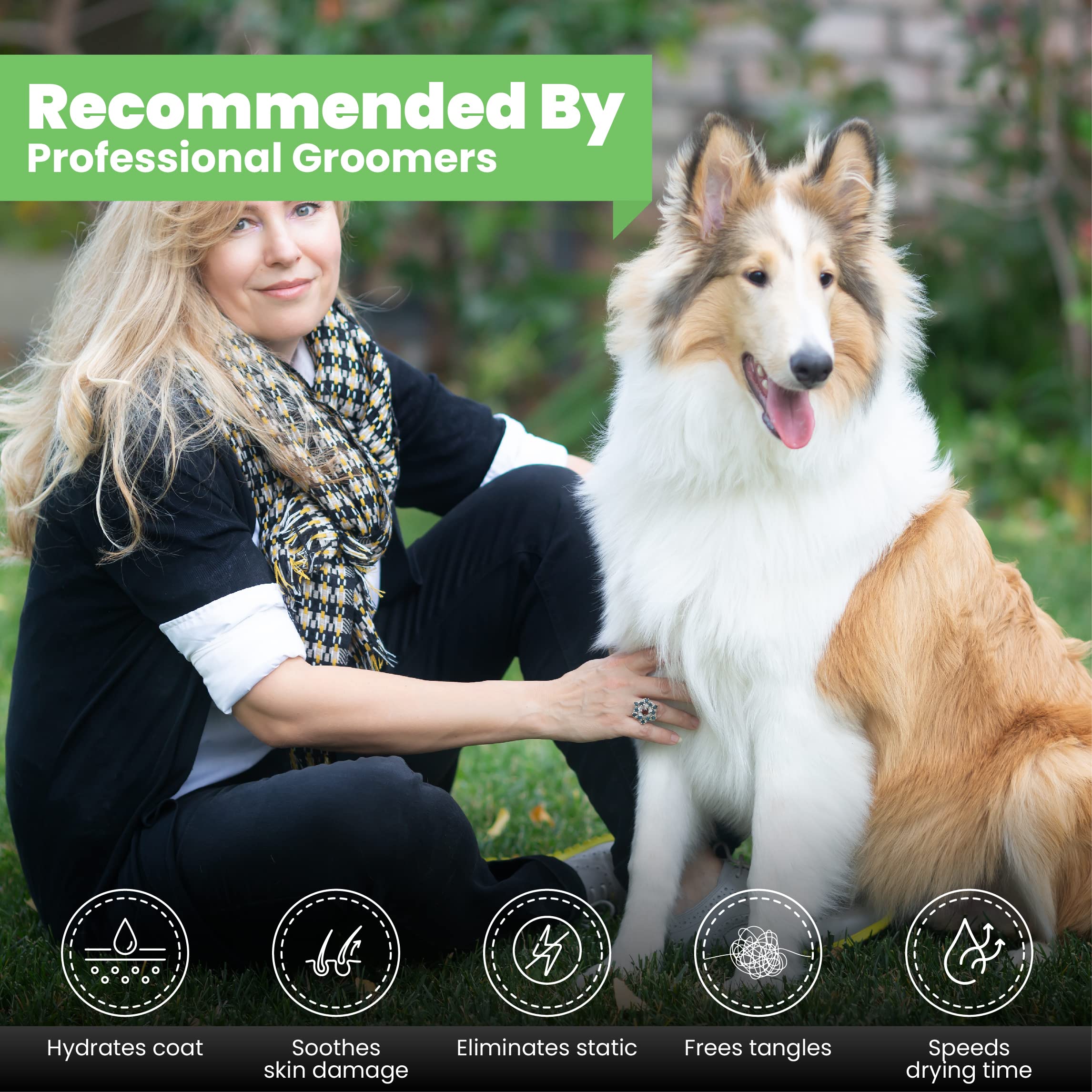 Best Shot Ultramax Pro Conditioner, Detangling, And Hydrating Conditioner, Coat Release Technology, Sweet Pea Essence, 17 Oz.