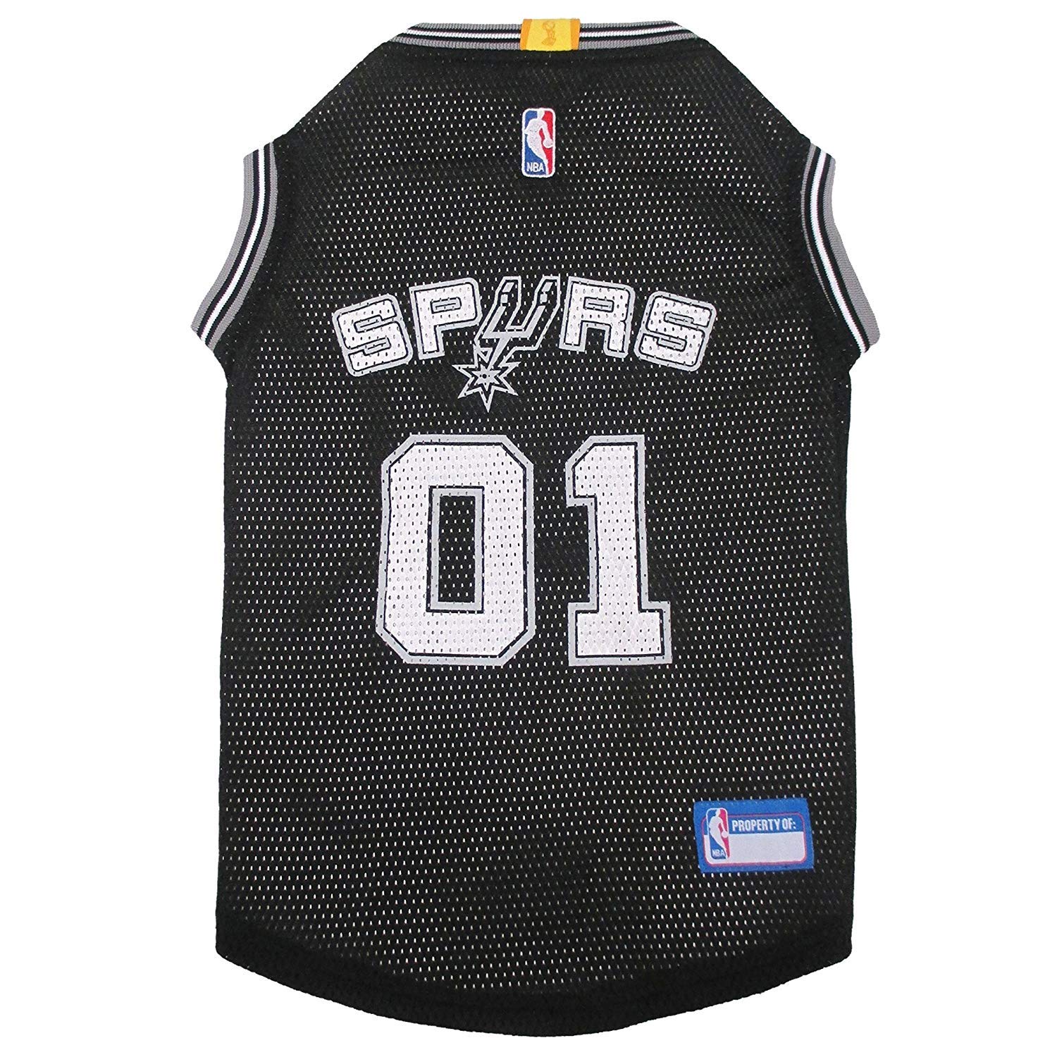 NBA SAN ANTONIO SPURS DOG Jersey, Small - Tank Top Basketball Pet Jersey