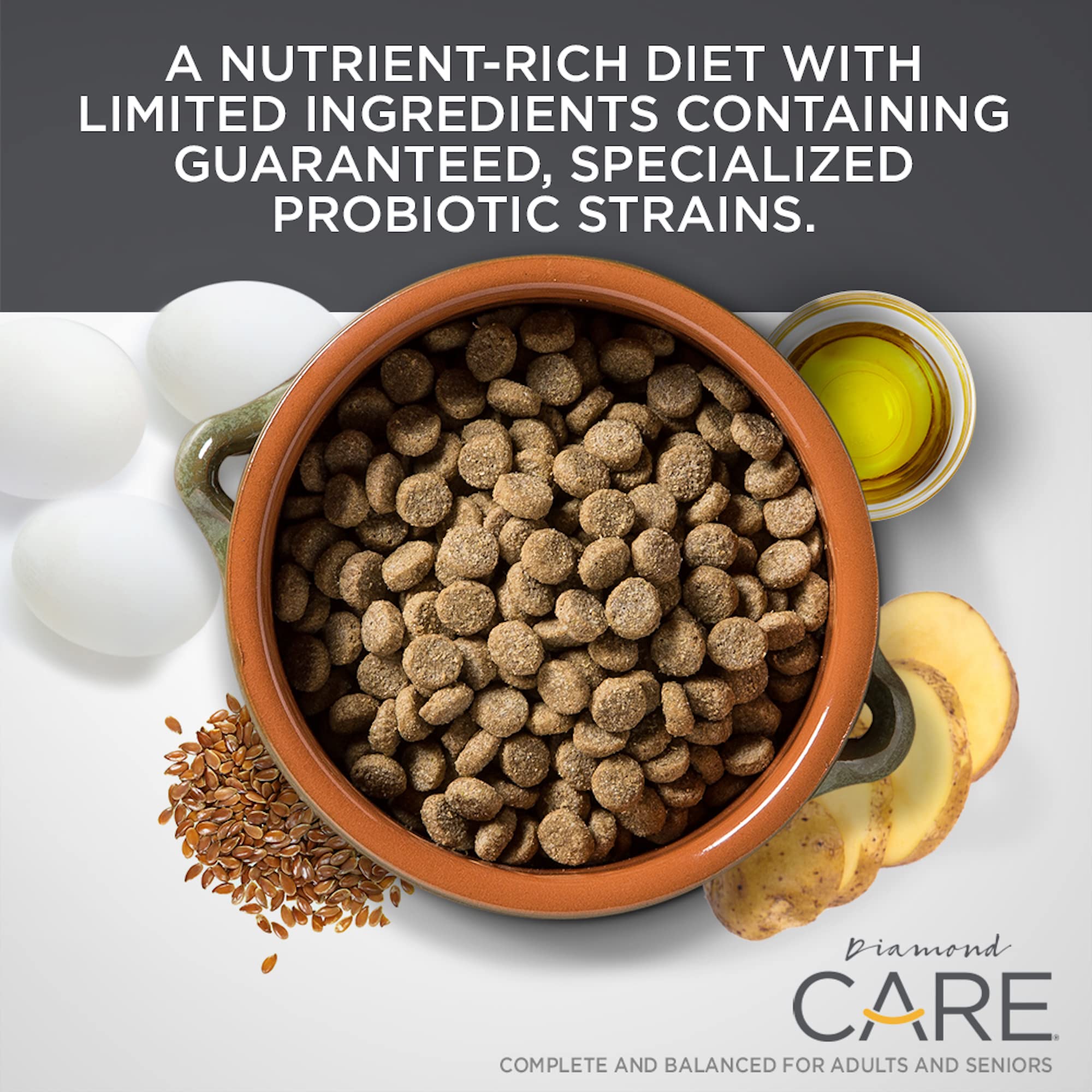 DIAMOND CARE Sensitive Stomach Recipe Specially Made As A Limited Ingredient Diet to Support Dogs with Sensitive Stomach & Diges
