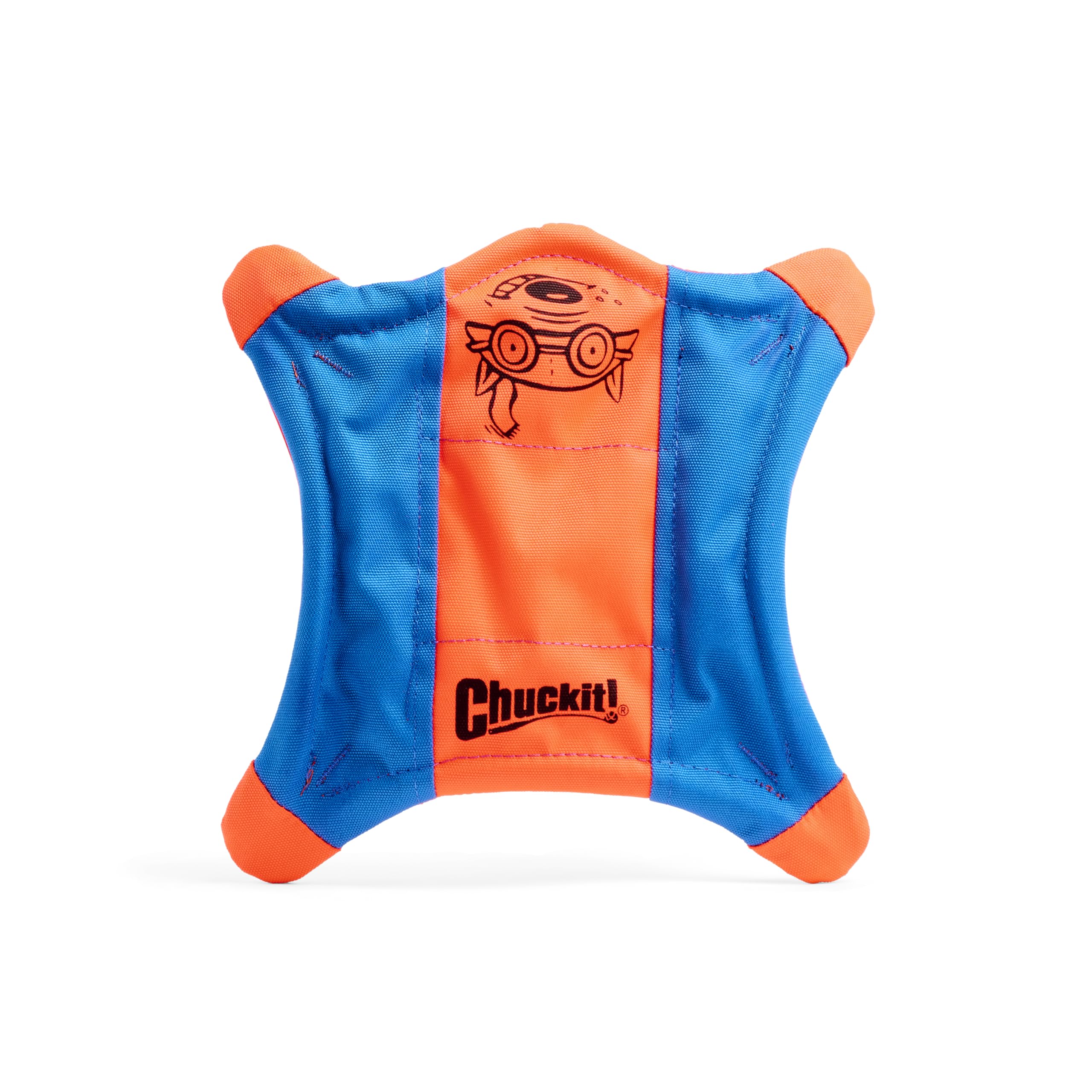 Chuckit! Flying Squirrel Fetch Dog Toy - Water Floating Flyer - Soft and Durable Polyester Canvas Construction - For Medium Dogs