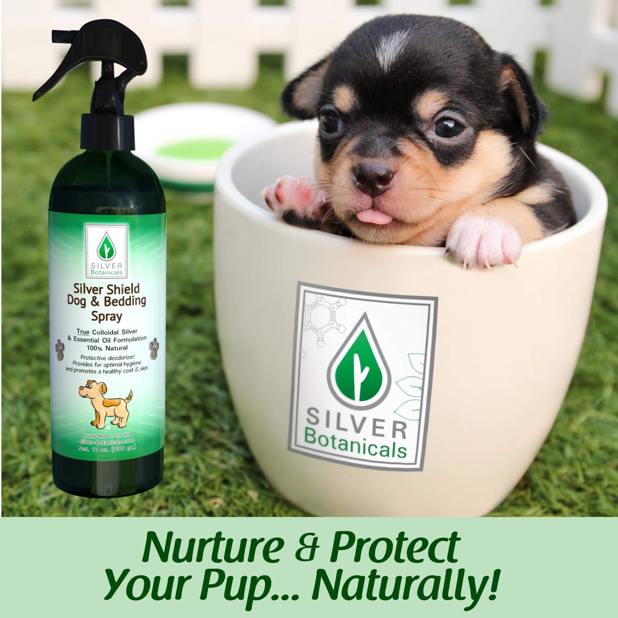 Silver Shield Dog & Bedding Spray | All Natural Colloidal Silver Dog Hygiene Spray