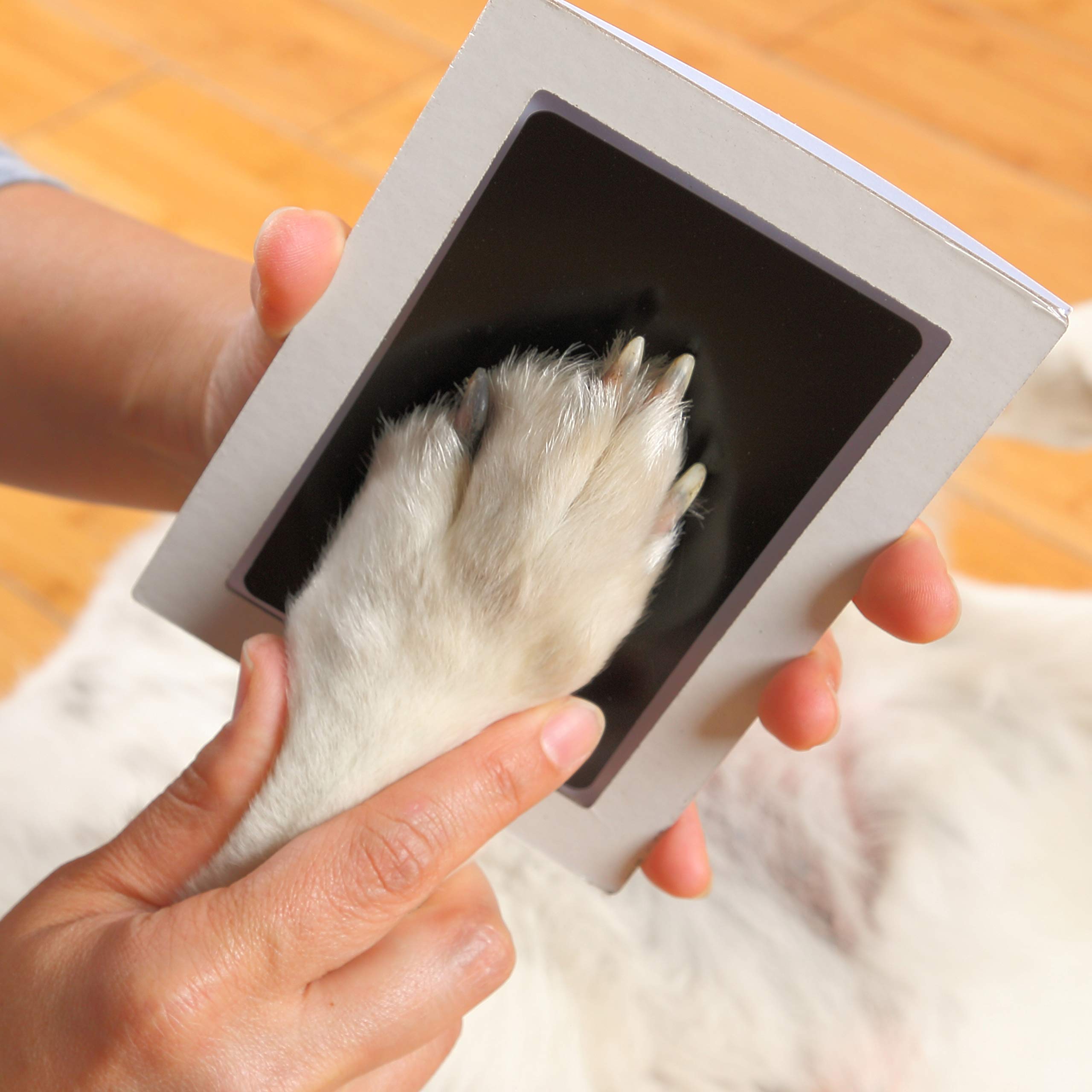 Green Pollywog | Extra-Large Clean Touch Inkless Ink Pad For Pets | Paw/Nose Prints For Dogs & Cats Non-Toxic | Paw Print Stamp Kit | Dog Paw Print Kit | Cat Footprint Keepsake (1-Pack)