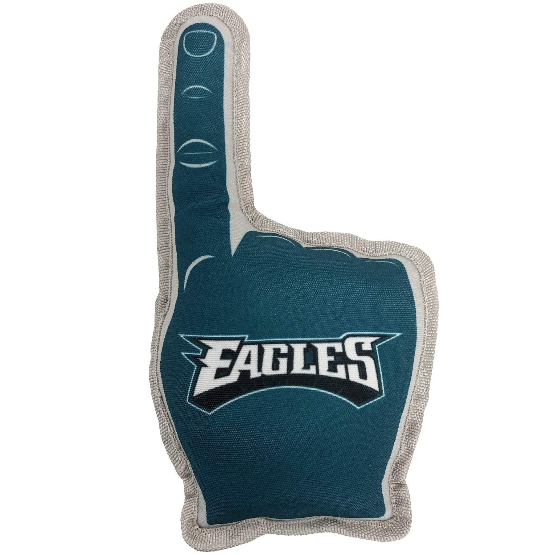 Nfl Philadelphia Eagles #1 Fan Toy For Dogs & Cats. Best Tough Pet Toy With Inner Squeaker