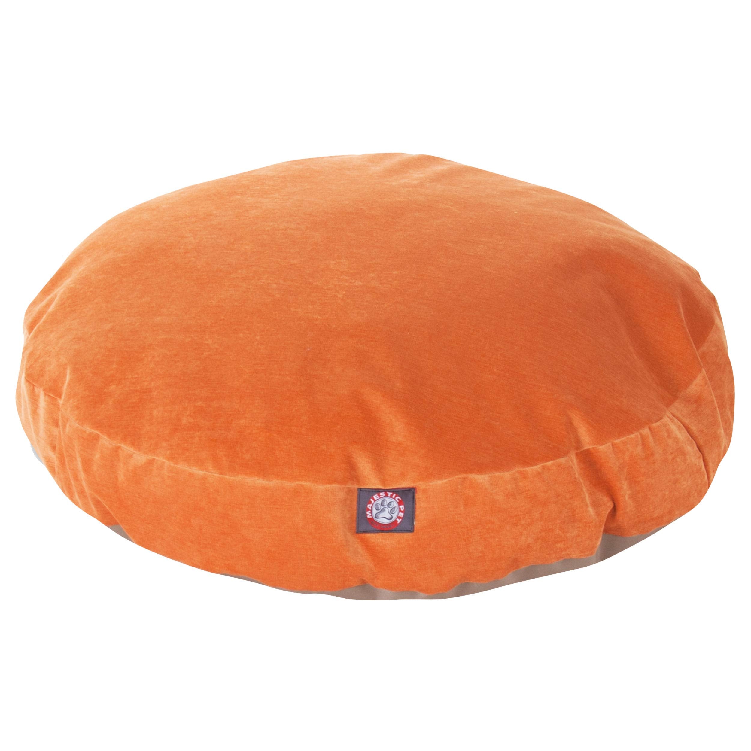 Orange Villa Collection Small Round Pet Dog Bed
