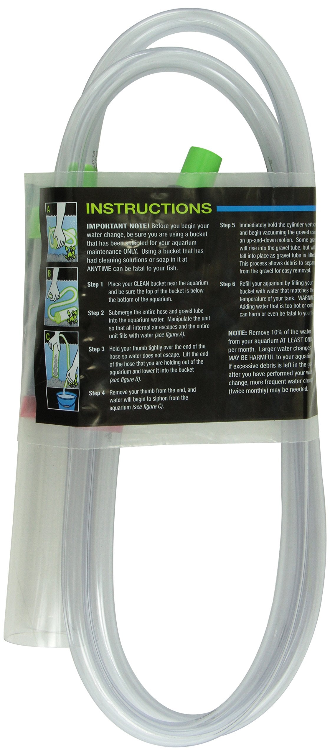 Python Pro-Clean Aquarium Gravel Washer/Siphon Kit, Medium With Siphon Squeeze