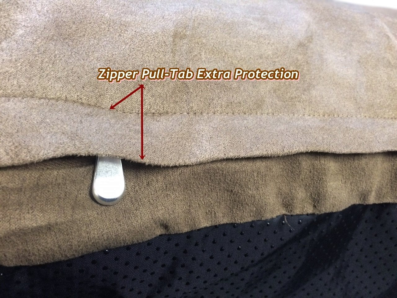 Extra Stuffed Mixed Memory Foam Pillow Bed: Brown Suede Luxurious Comfortable Anti Slip Cover Waterproof Dog Bed For Large To Extra Large Dogs (55'X37')