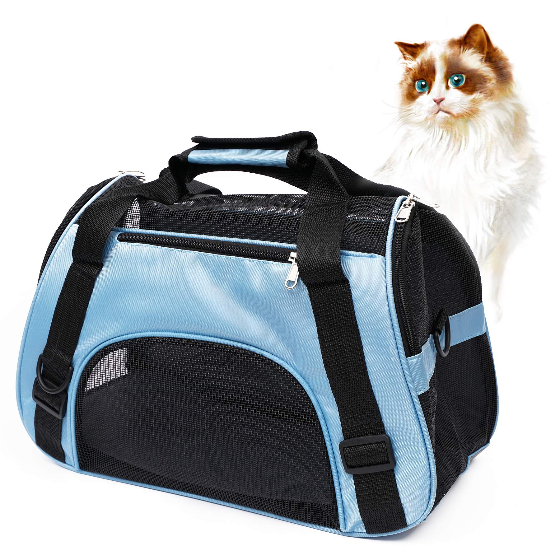 Muchl Pet Carrier Soft-Sided Carriers For Cat Carriers Dog Carrier For Small Medium Cats Dogs Puppies Pet Carrier Airline Approv