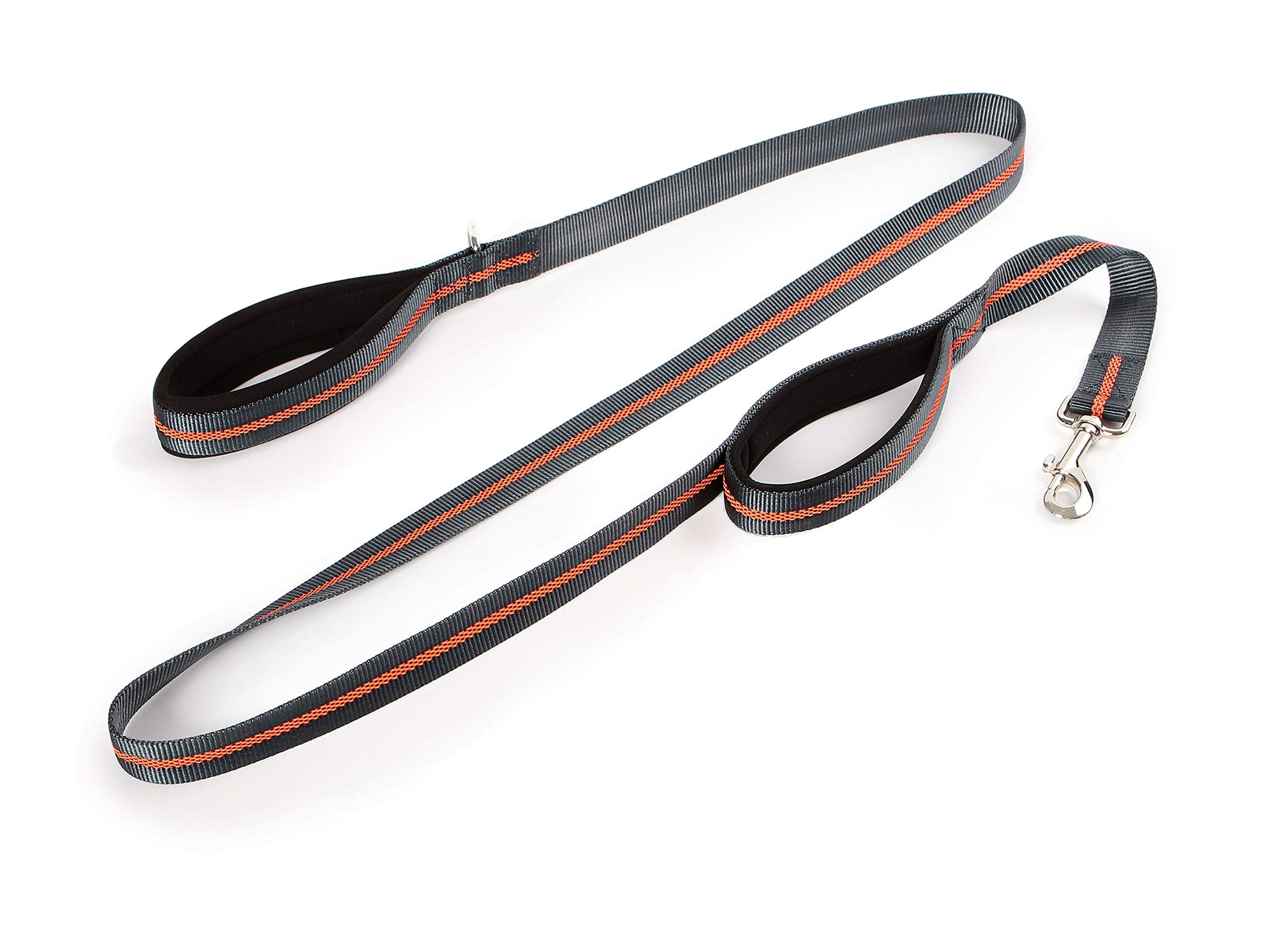 Dexas Double Handled Reflective Dog Leash, Large
