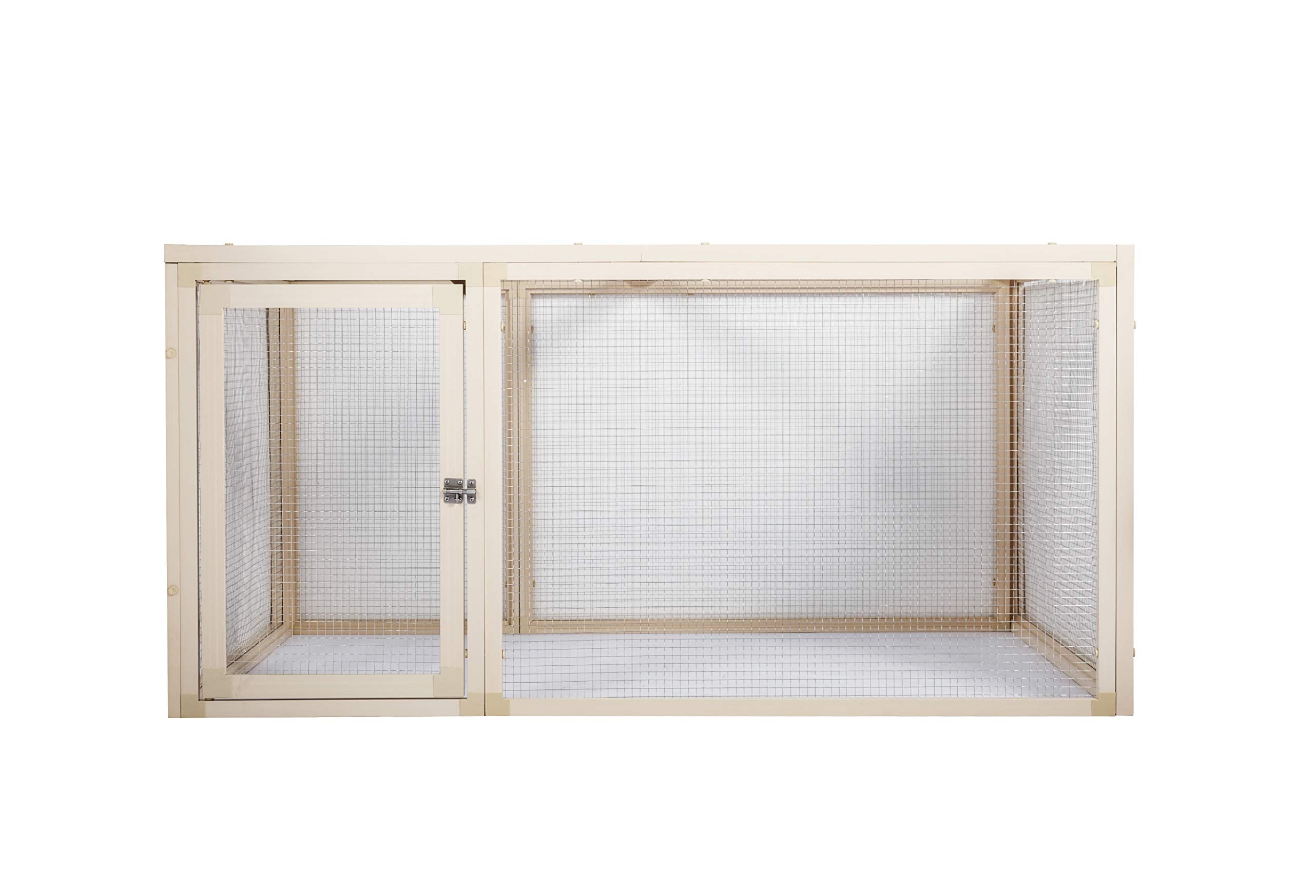 New Age Pet ECOFLEX Jumbo Fontana Chicken Pen - Eco-Friendly, Non-Toxic, Durable Outdoor Enclosure with Stainless Steel Wire, Pr