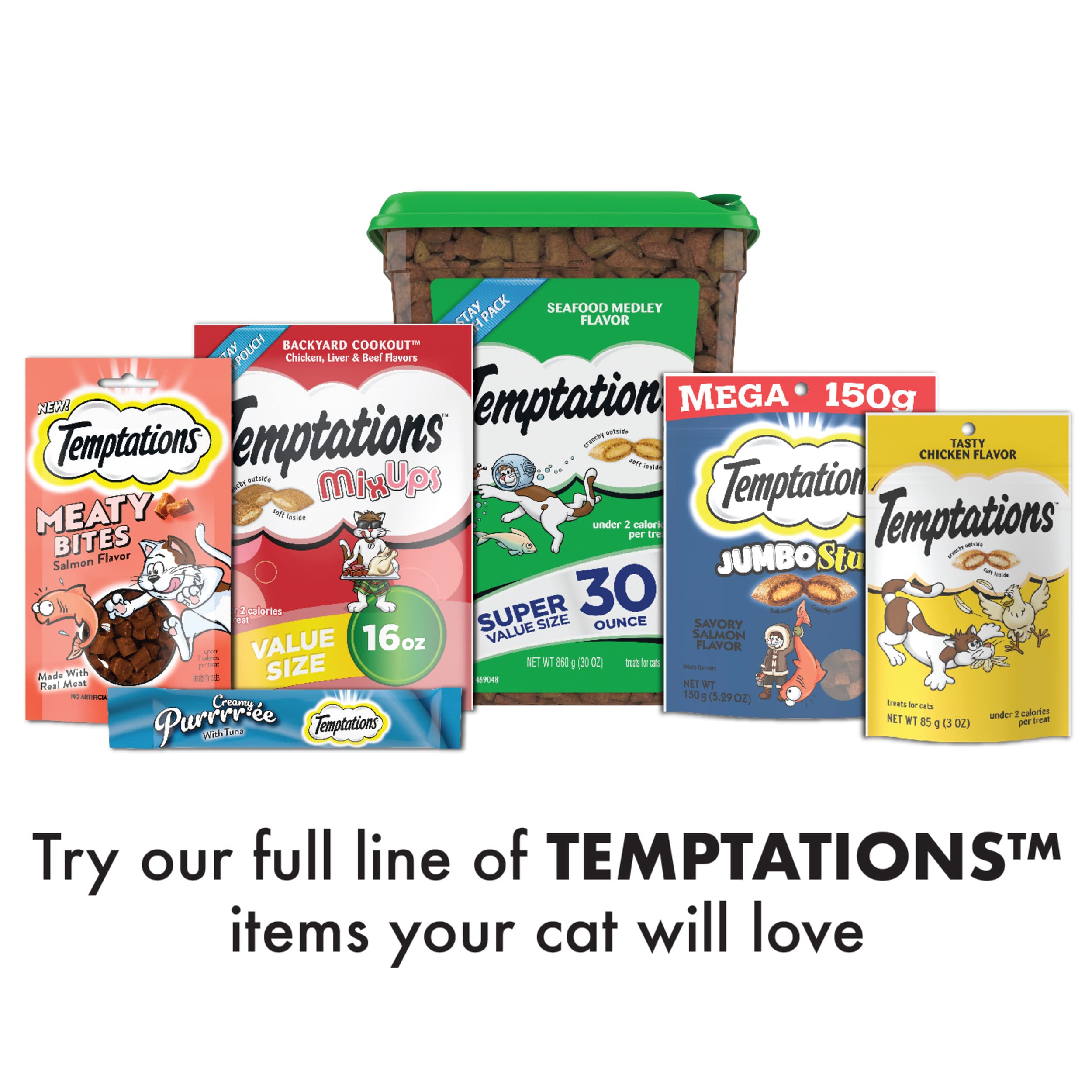 Temptations Kitten Crunchy and Soft Treats Chicken and Dairy Flavor, 6.3 oz. Pouch, (Pack of 10)