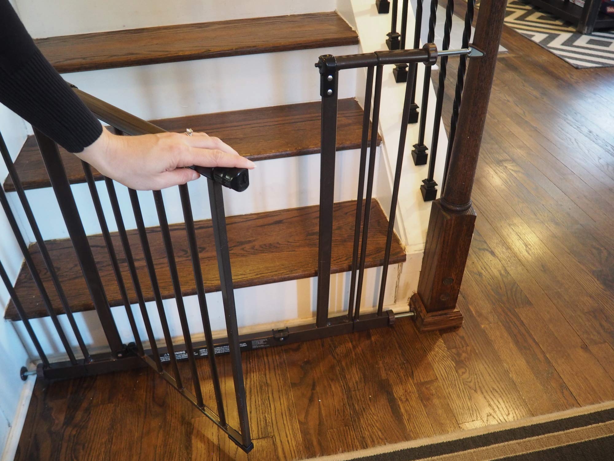 Baby Gate Guru Extra Long M10 (10mm) Stair Banister Adapter Y-Spindle Rods 2 Pack for Pressure Mounted Baby and Pet Safety Gates