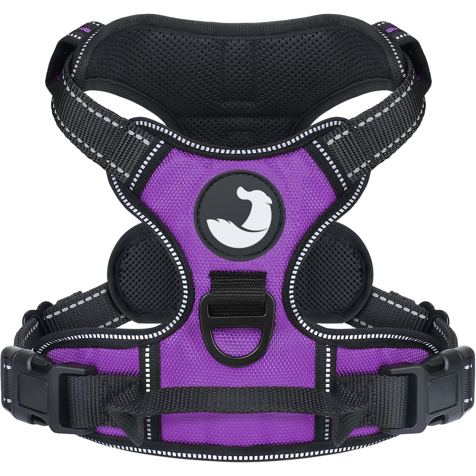 Joytale No Pull Dog Harness Medium Sized Dog, Reflective Pet Vest With Front Clip, Adjustable Soft Padded Harnesses With Easy Co