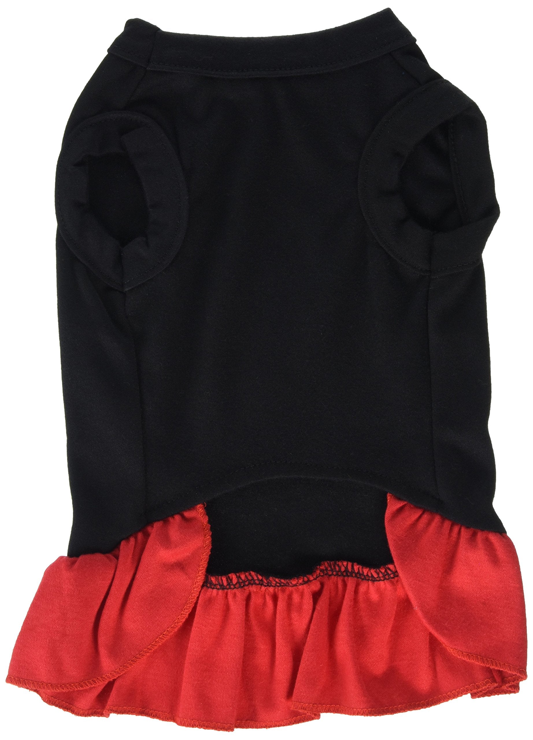 Dog Dress, Dog Dress, Screen Printed, &quot;Aberdoggie & Fetch UK&quot; Black W/Red 2XL (20-25 lbs.)