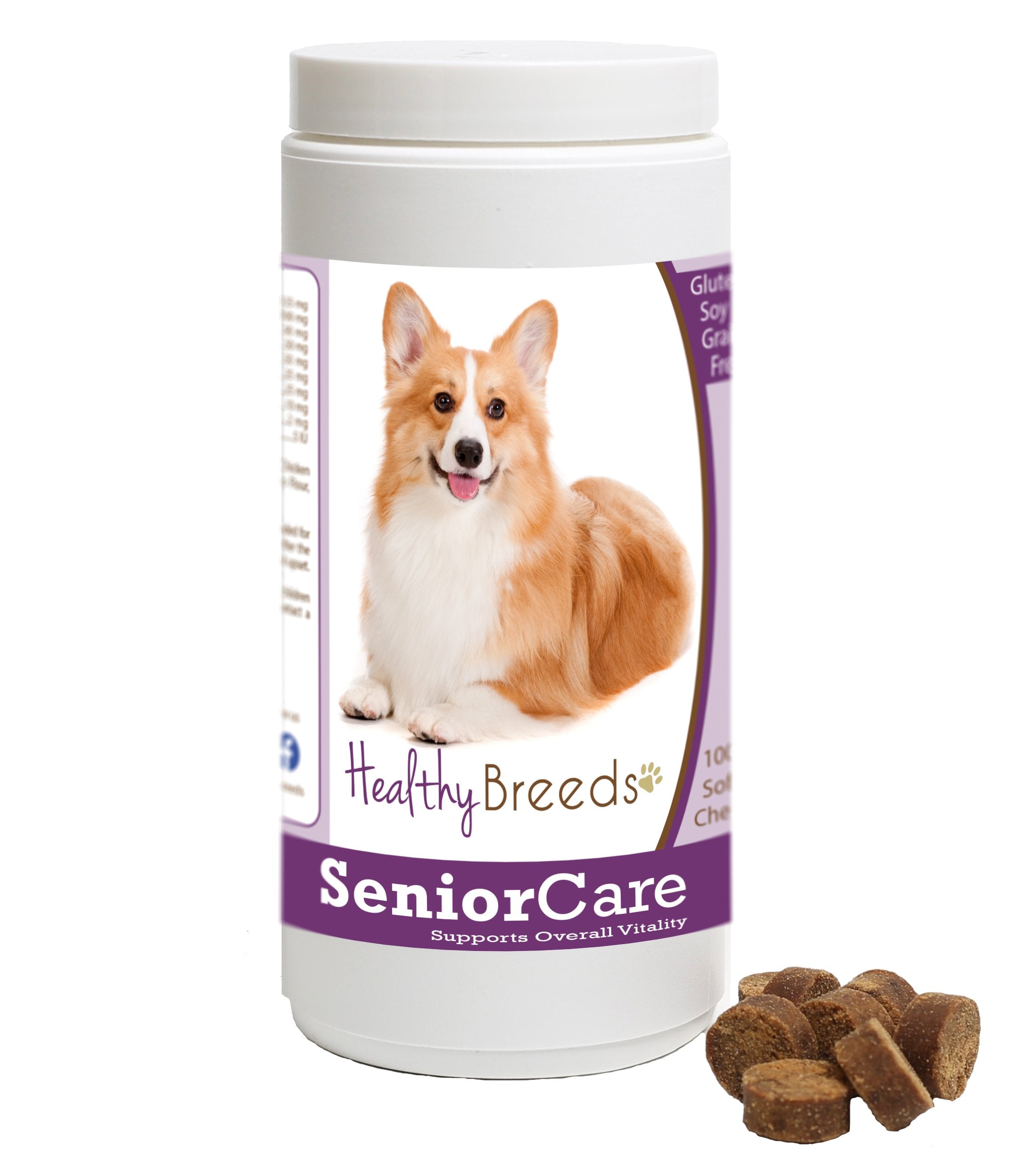 Healthy Breeds Pembroke Welsh Corgi Senior Dog Care Soft Chews 100 Count