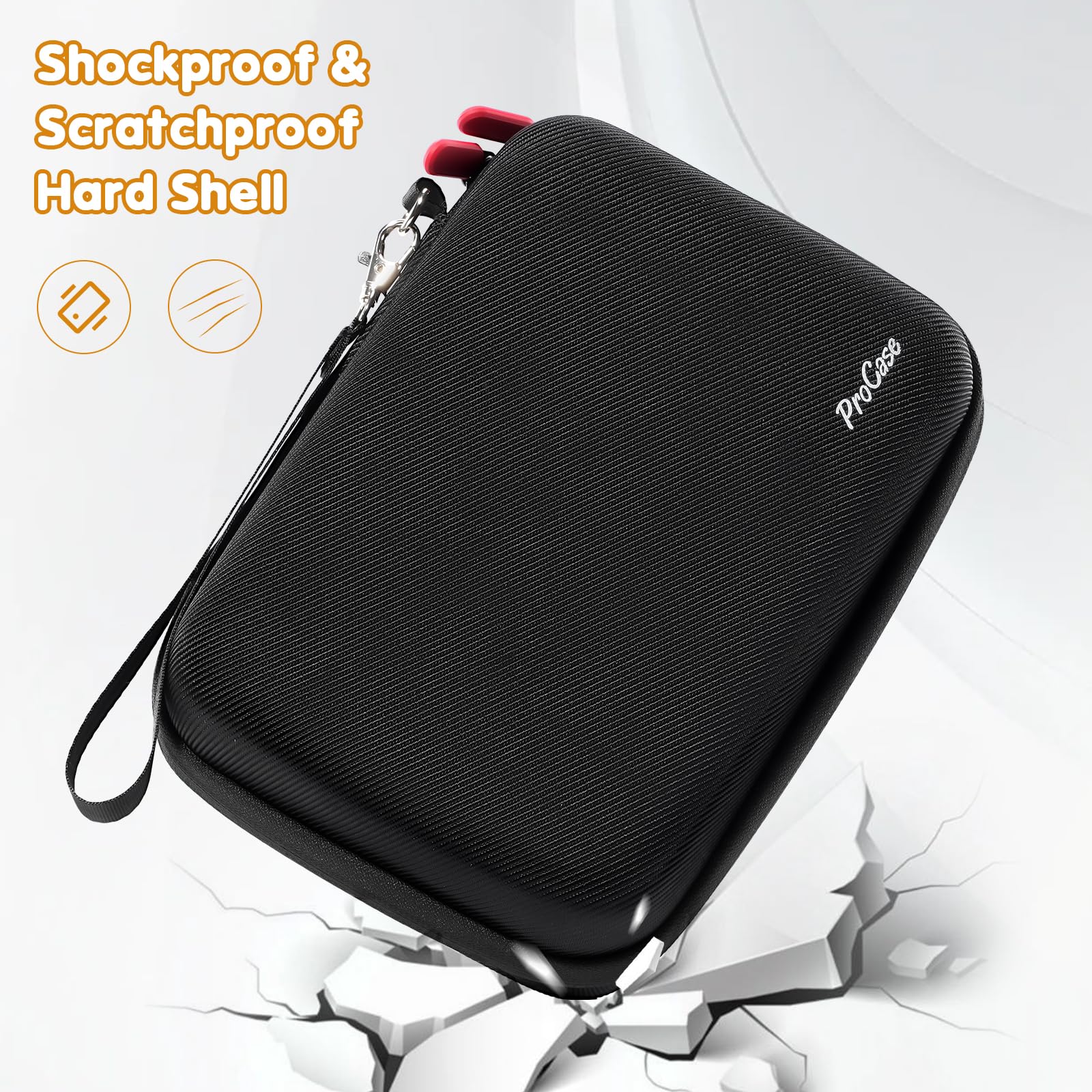 Procase Hard Pet Grooming Tool Storage Case, Travel Organizer For Oneisall/Wahl Dog Clippers, Pet Shaver, Nail Trimmer And Acces