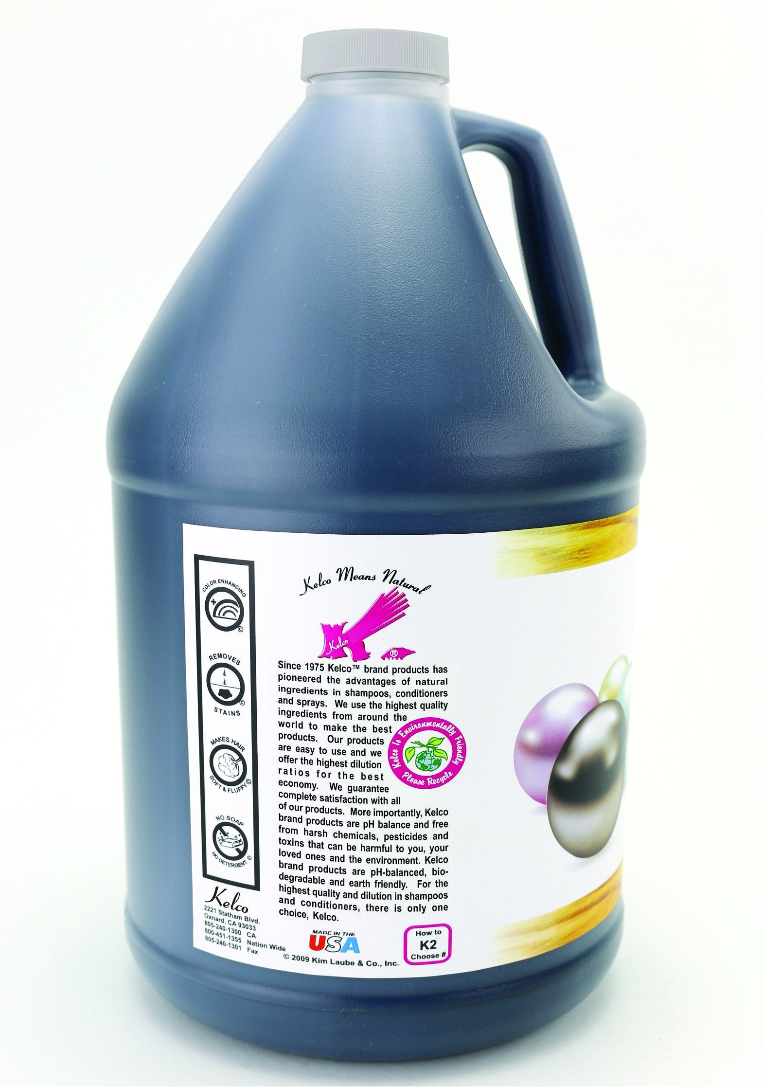 Kelco 50:1 Black Star Shampoo - 1 Gallon Professional Pet Shampoo for Dogs & Cats, Deep Cleaning Formula, Non-Toxic & Safe