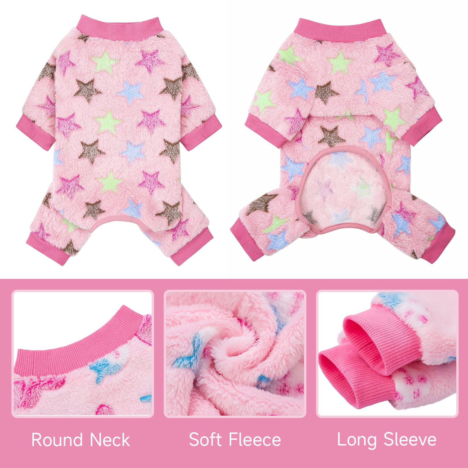 Pajamas For Small Dogs, Winter Onesie, Warm Velvet Puppy Jumpsuit, Bodysuits, Girl Boy Winter Clothes For Chihuahua, Yorkie, Tea