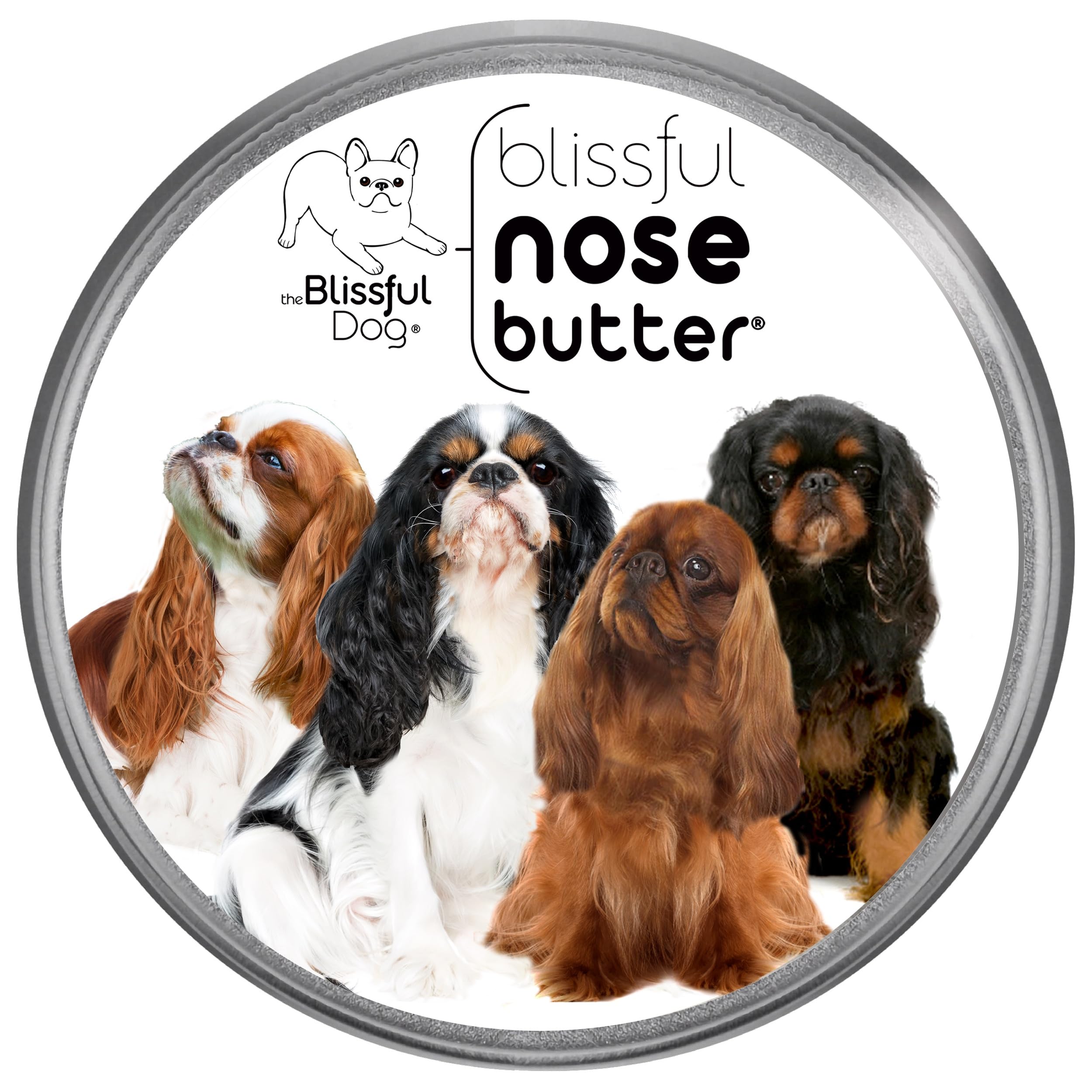 The Blissful Dog English Toy Spaniel Unscented Nose Butter, 16oz
