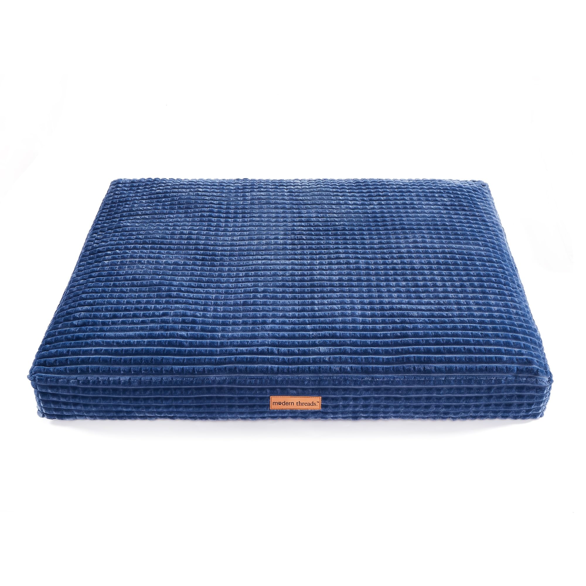 Modern Threads Orthopedic Memory Foam Pillow for Large Dogs, Blue, 36"x27"x4", Supportive Filling, Stylish Design, Model 5PWFLPLB1-BLU-MT
