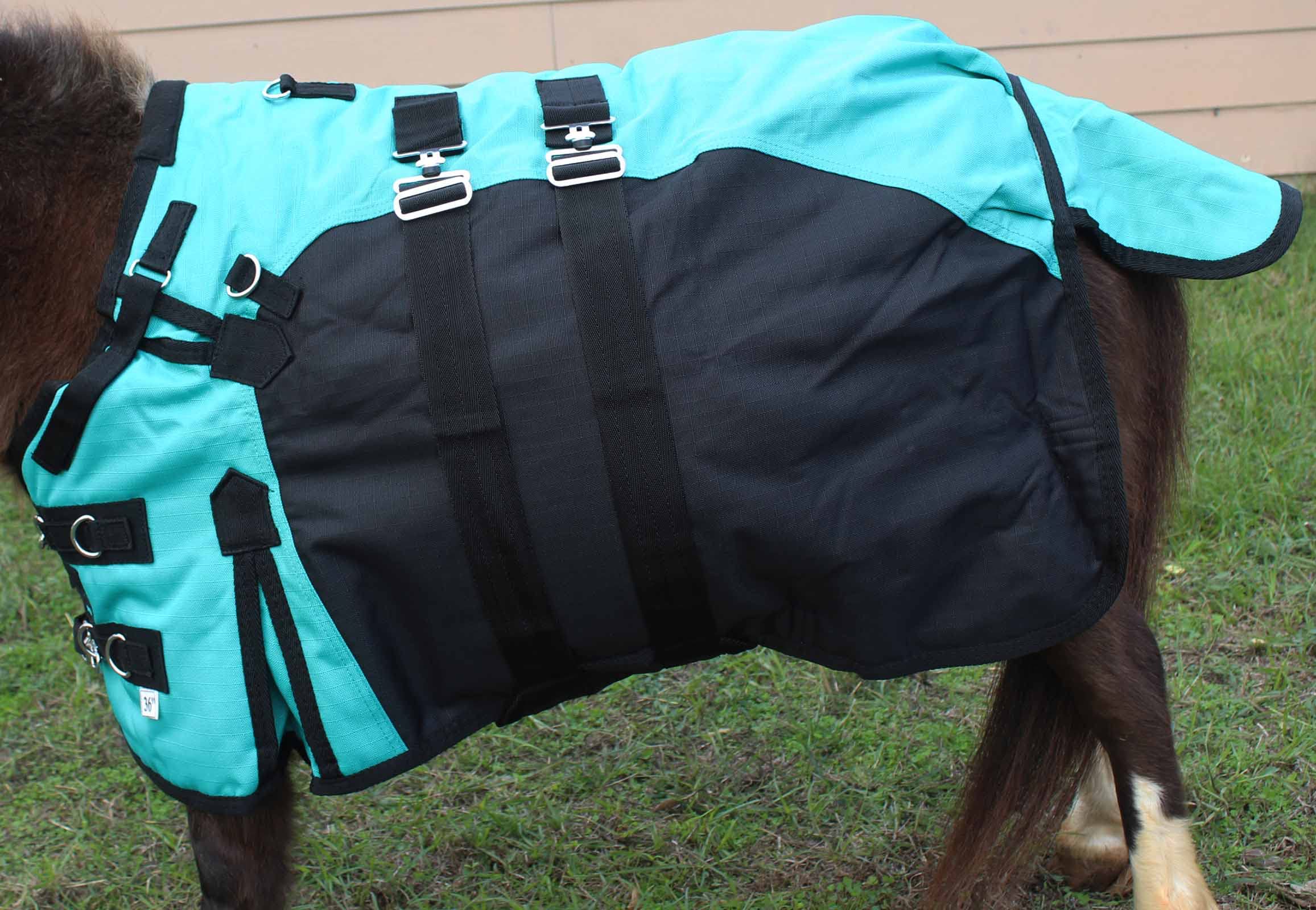 Challenger 40' 1200D Miniature Weanling Donkey Pony Horse Foal Winter Blanket 51975Tl