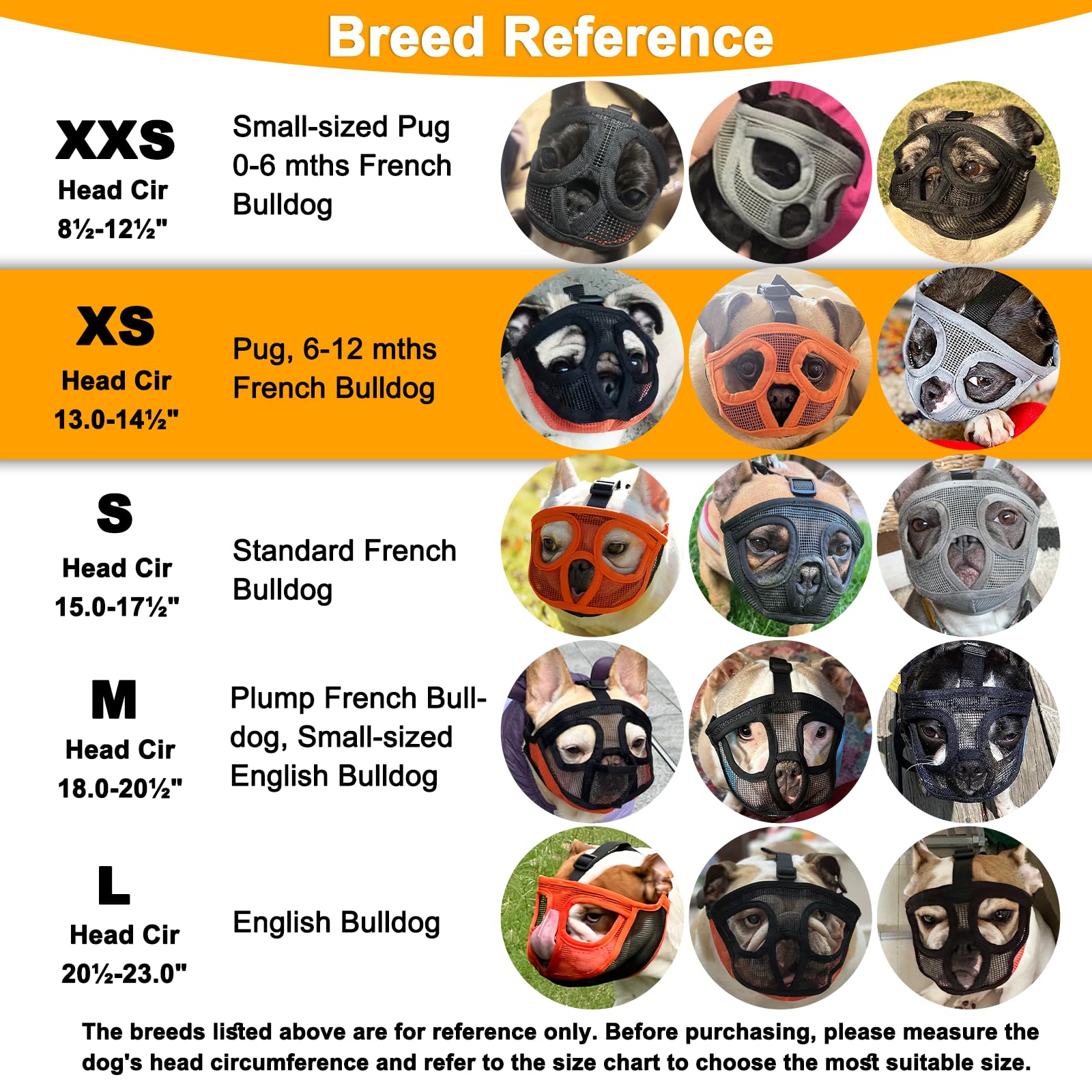 Barkless Short Snout Dog Muzzle, Breathable Mesh Flat Faced Muzzle For French Bulldog Shih Tzu And Pug, Mask Bulldog Mouth Cover