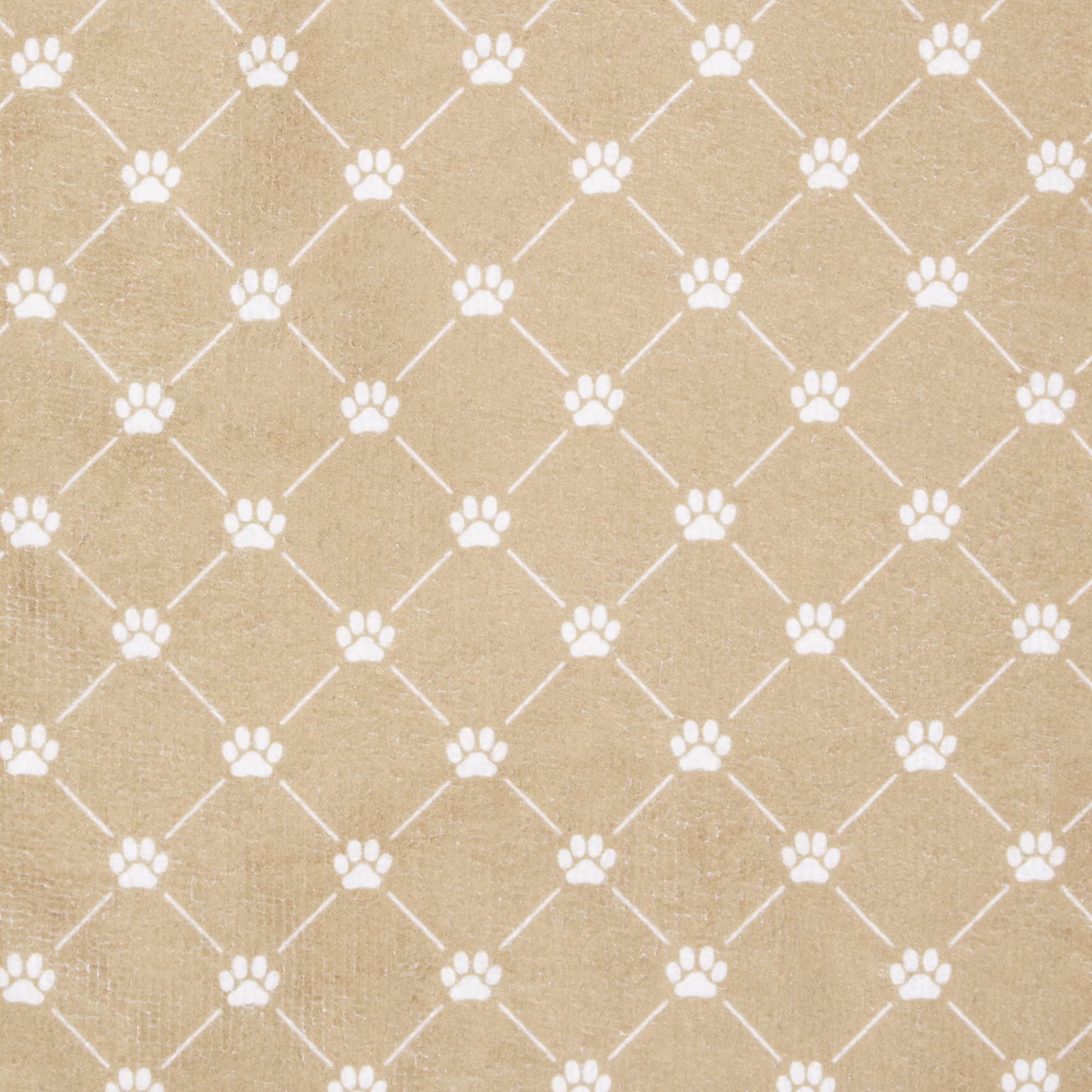 DII Hunter Green Printed Trellis Paw Small Pet Towel (Set of 3)